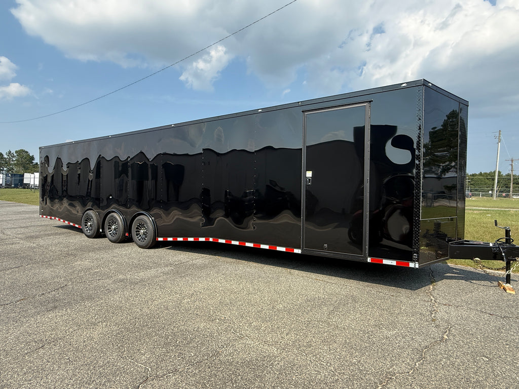 8.5X36TTA5 Black Car Hauler Trailer
