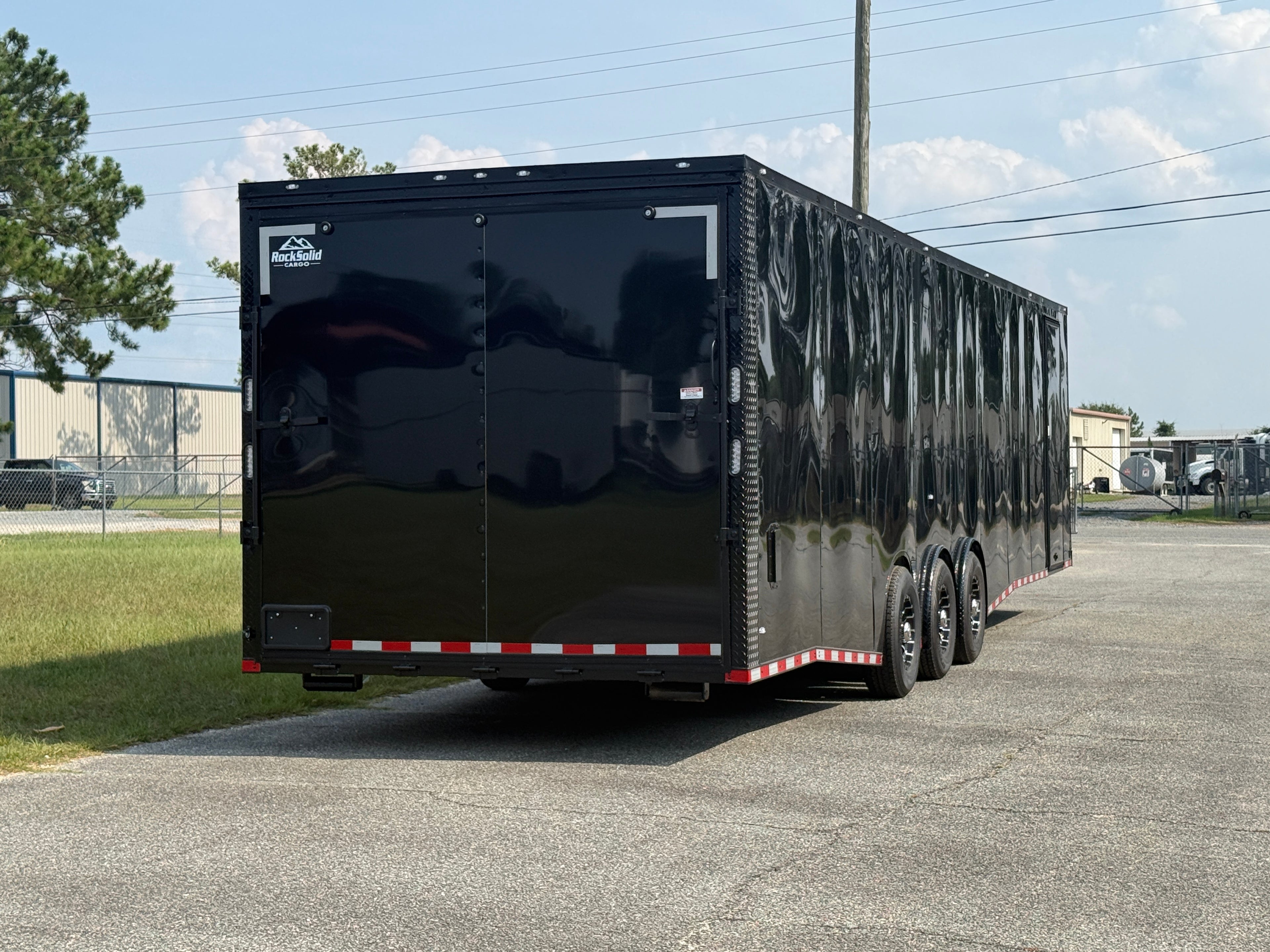 8.5X36TTA5 Black Car Hauler Trailer