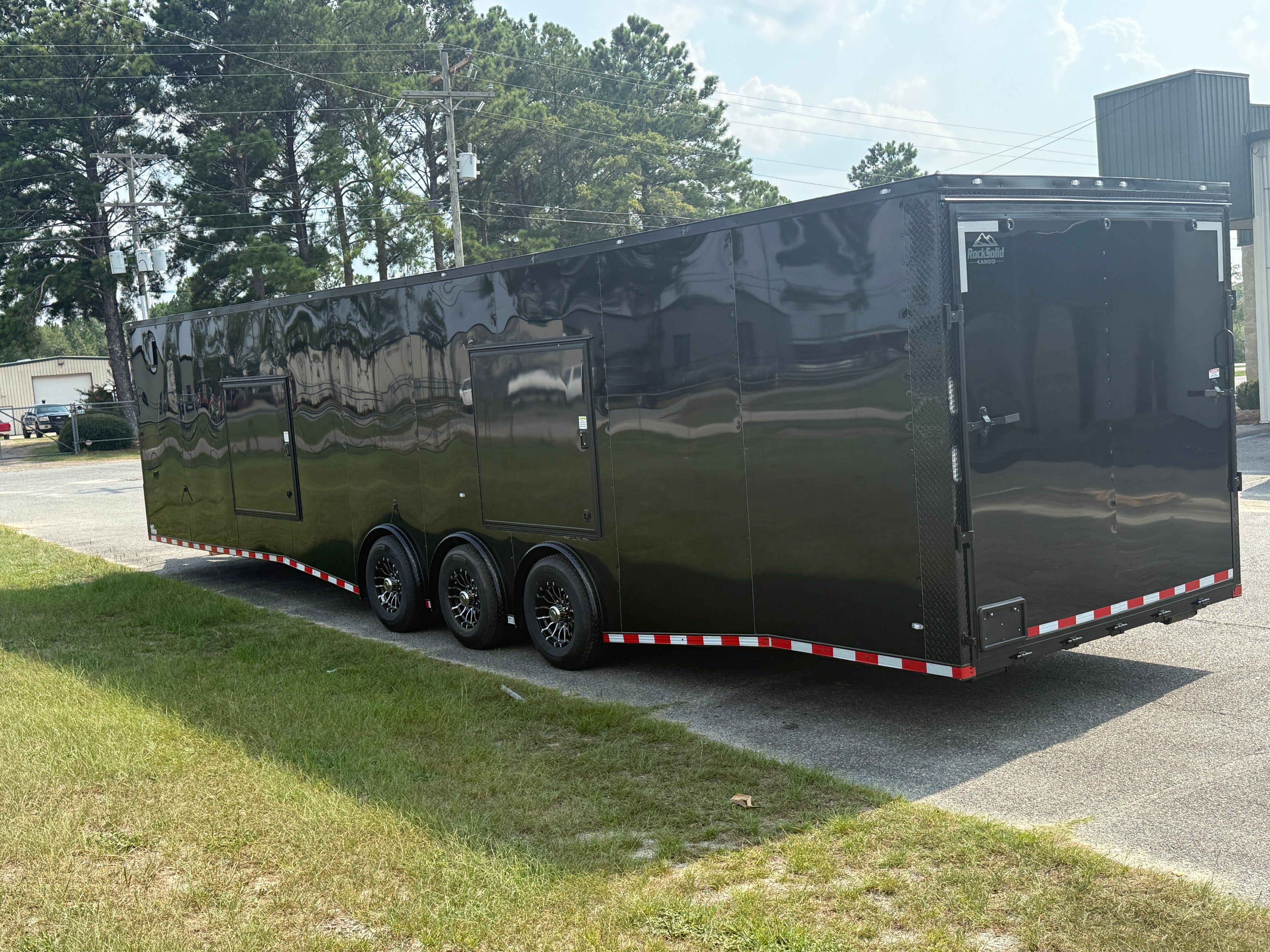 8.5X36TTA5 Black Car Hauler Trailer