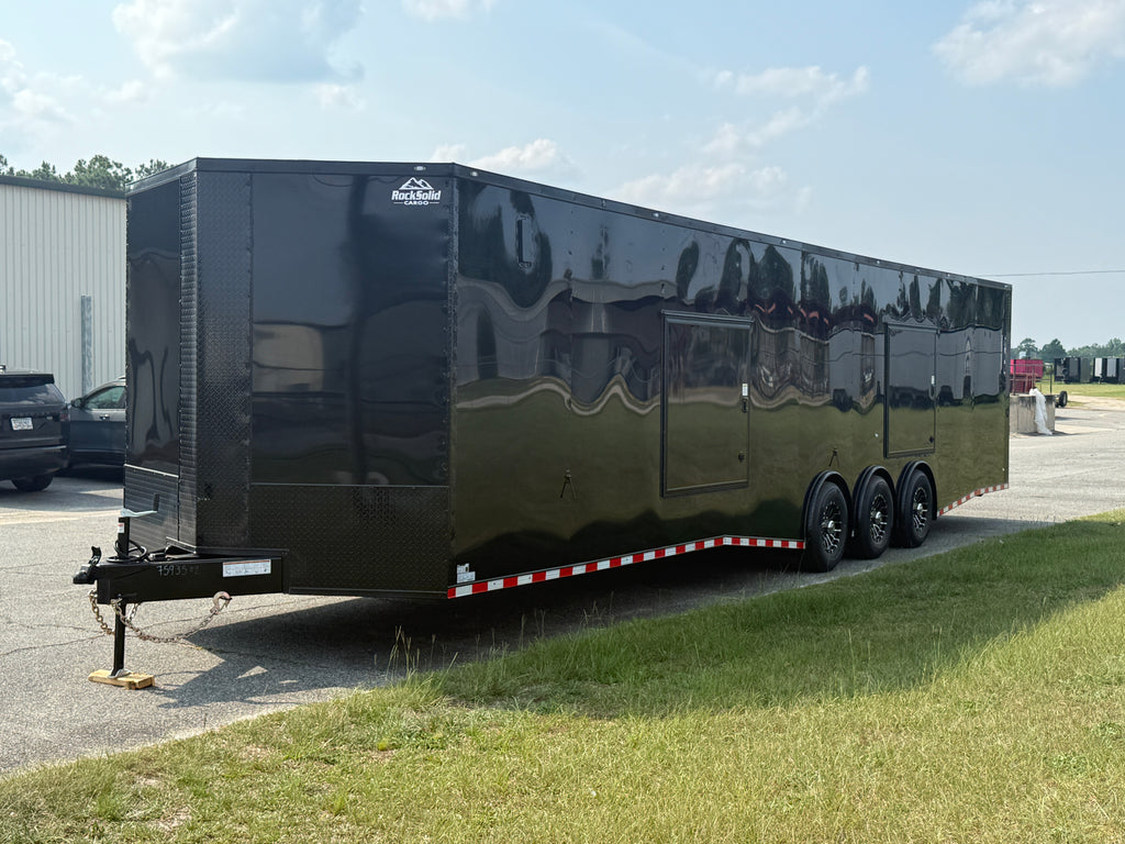 8.5X36TTA5 Black Car Hauler Trailer