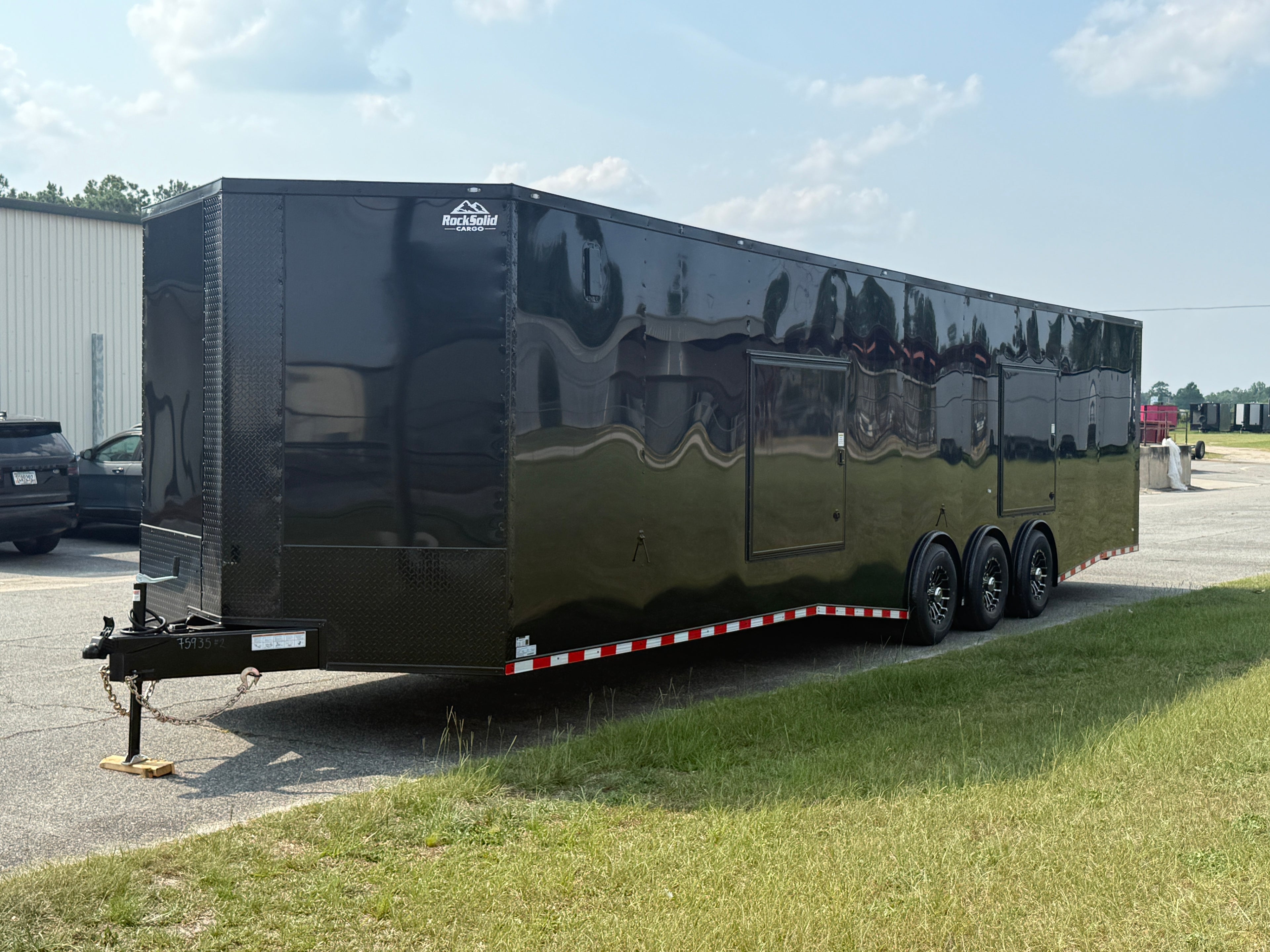 8.5X36TTA5 Black Car Hauler Trailer
