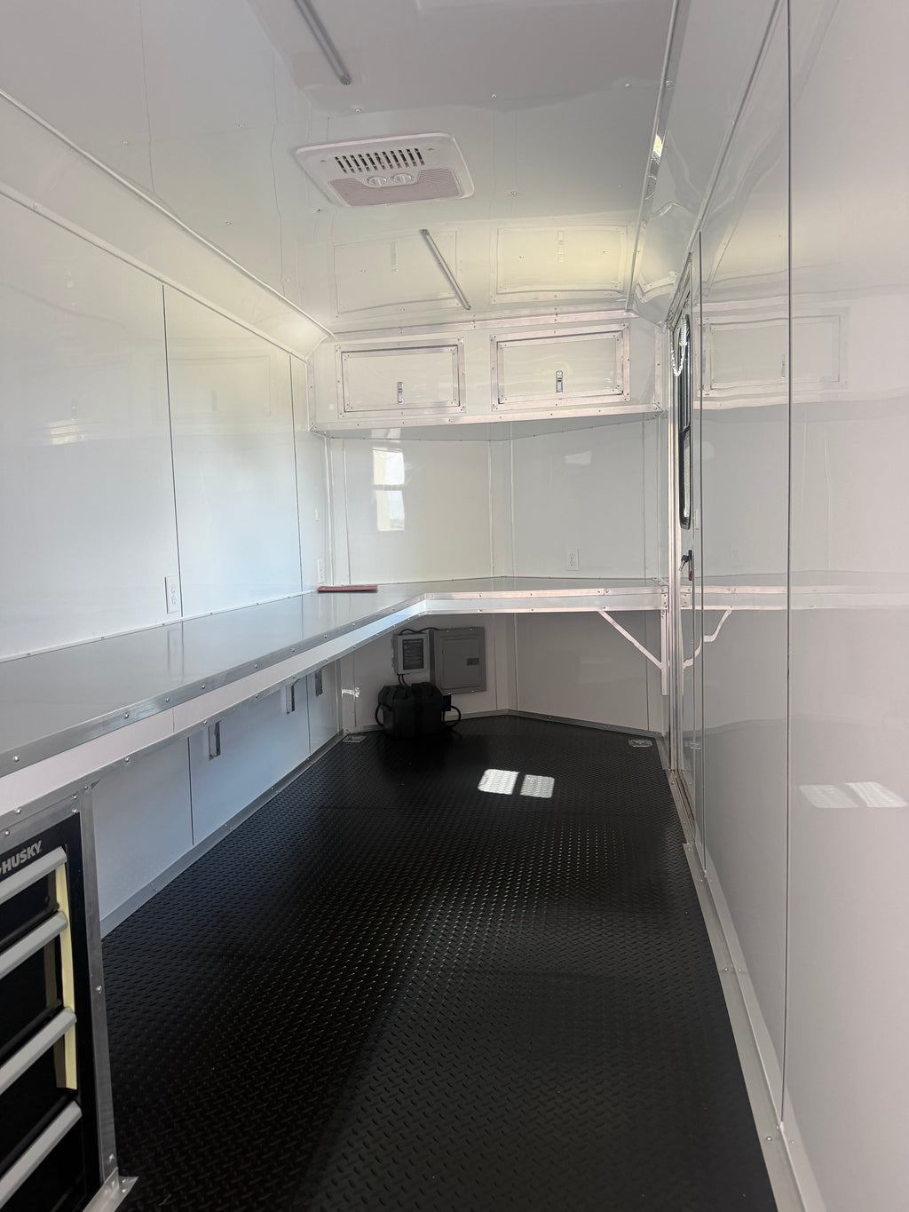 6X14TA White RC Office Trailer