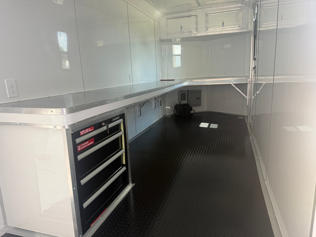 6X14TA White RC Office Trailer