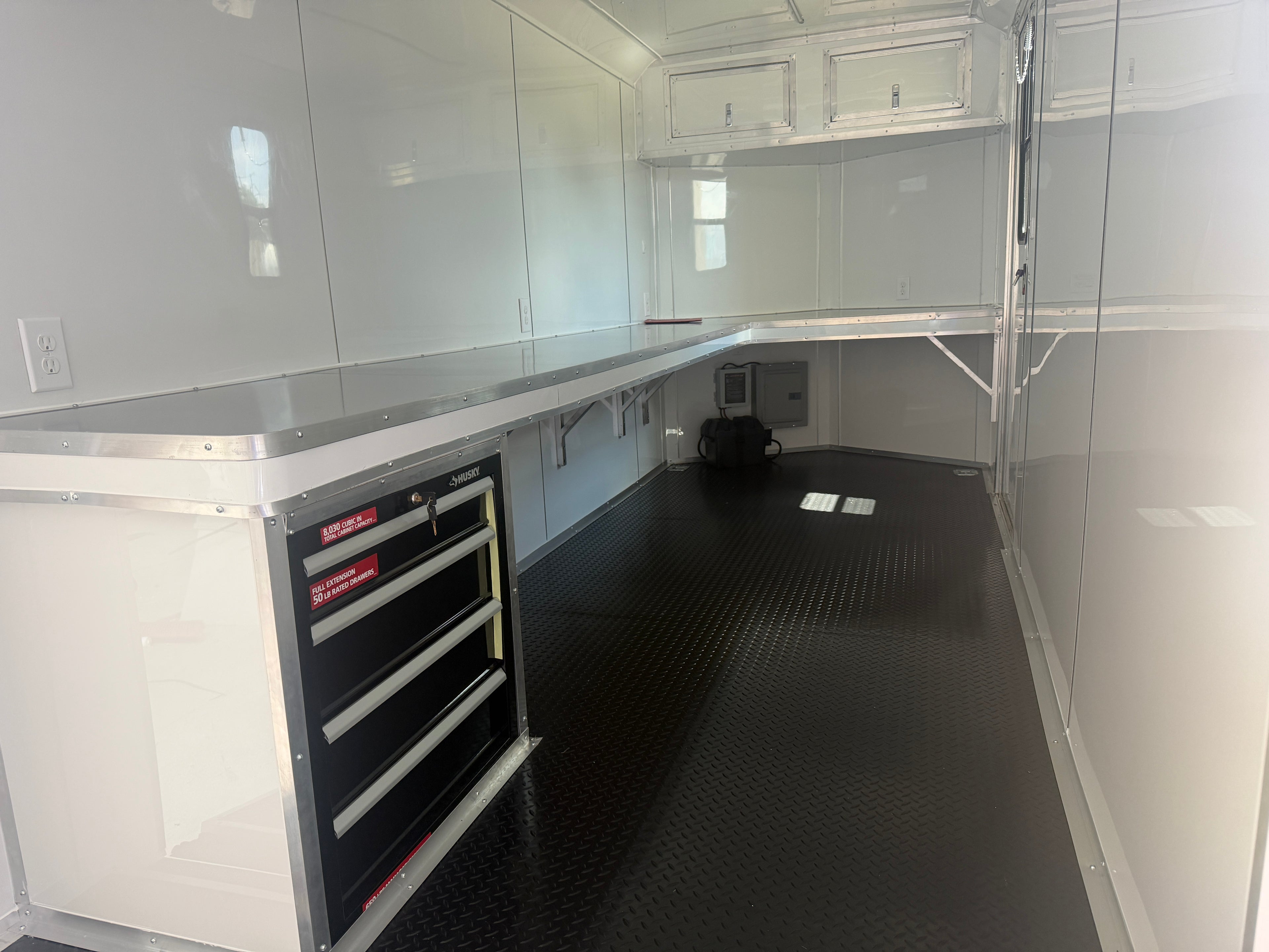 6X14TA White RC Office Trailer