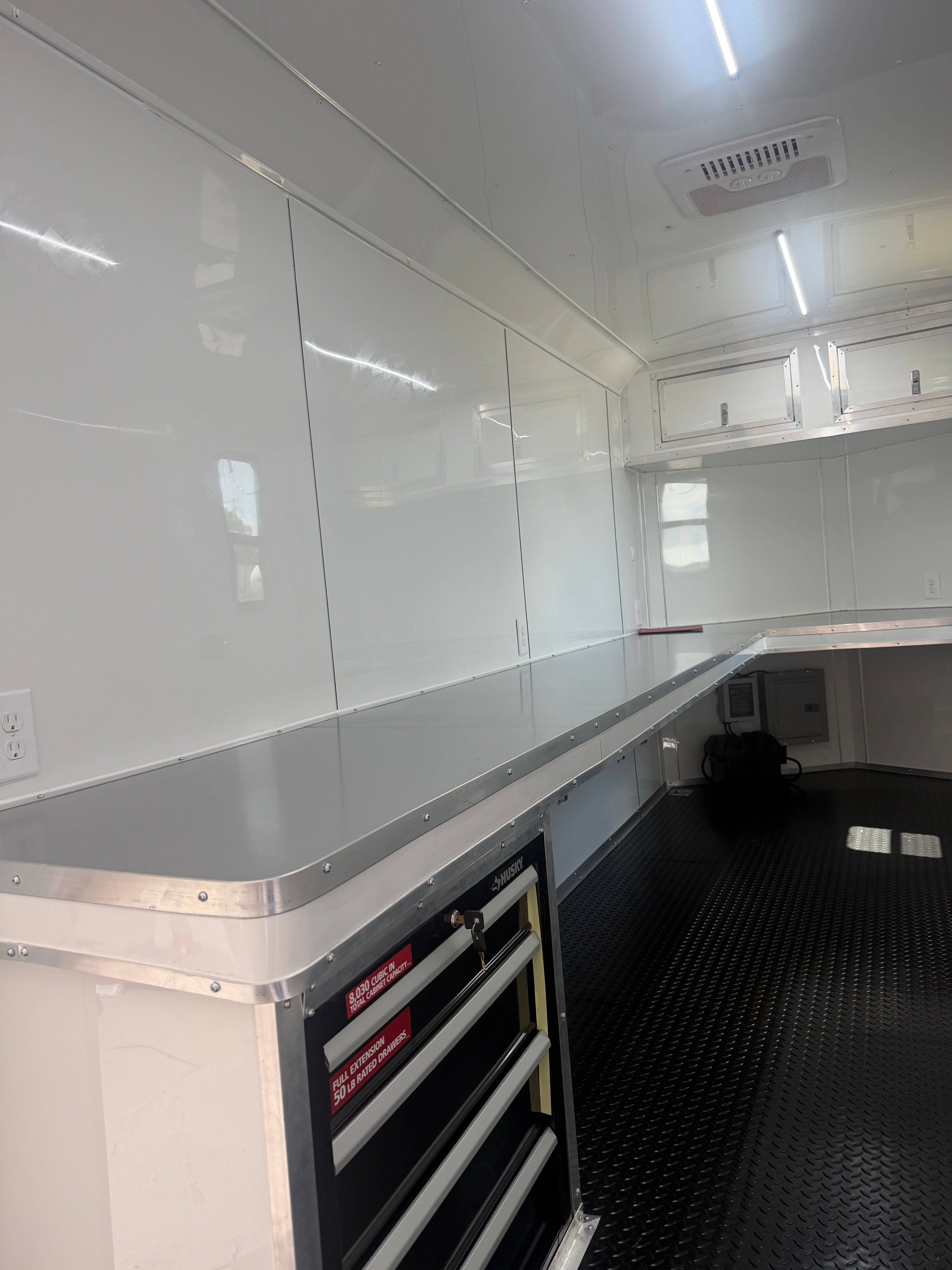 6X14TA White RC Office Trailer