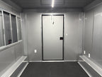 8.5X24TA Red Concession Porch Trailer