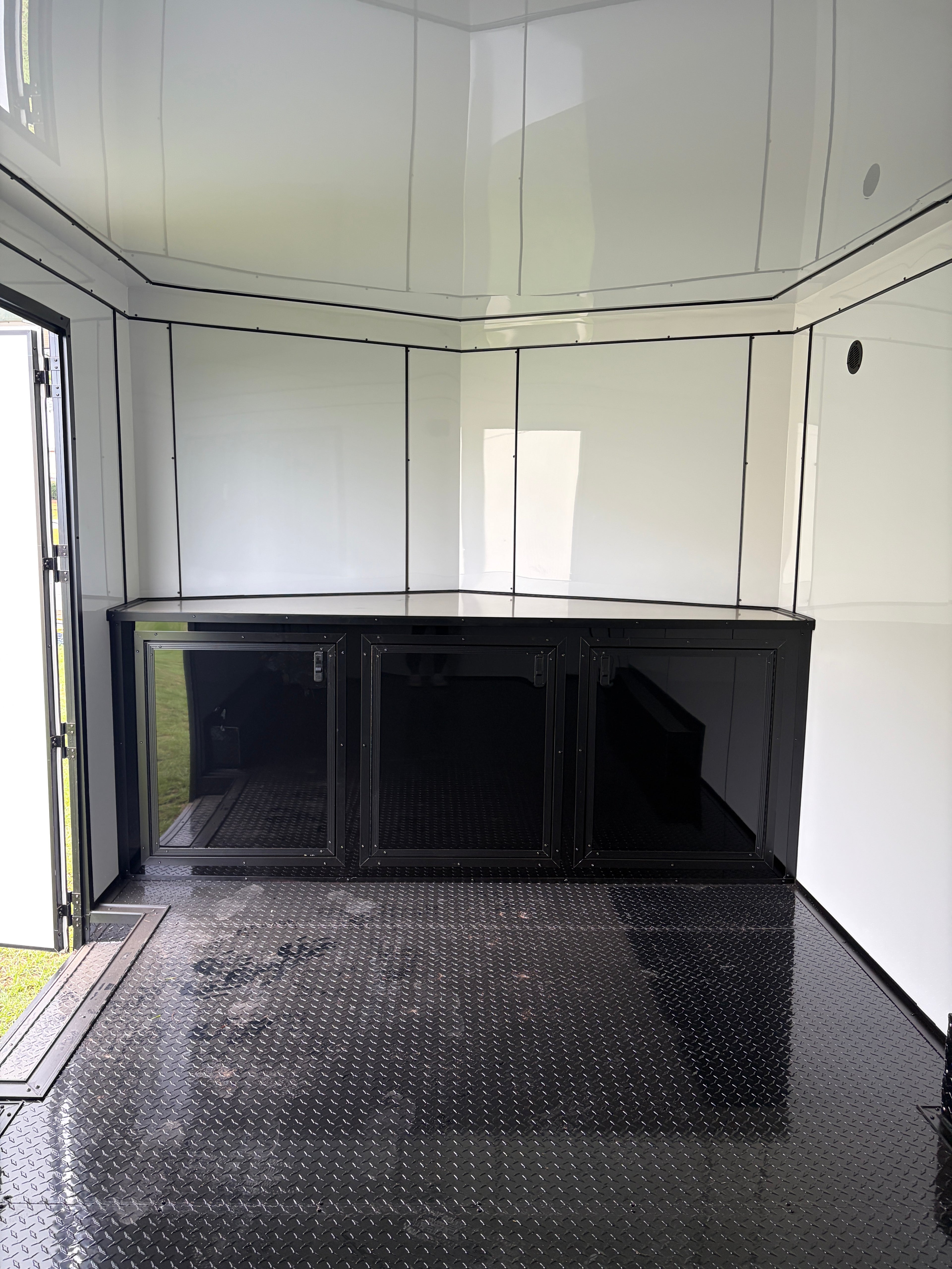 8.5X14TA Black Concession Trailer