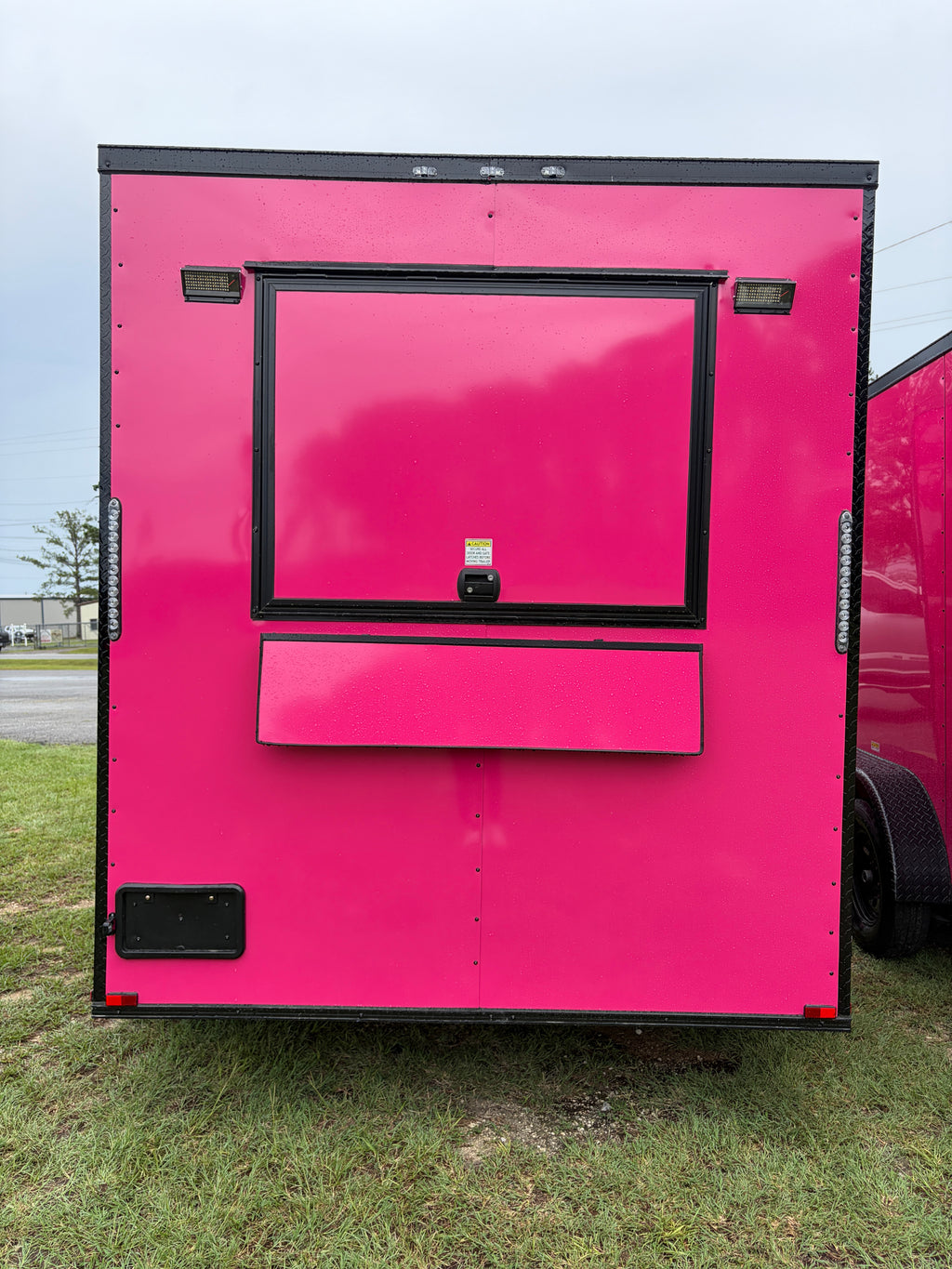 7X12TA Pink Beverage Trailer | Dirty Soda Trailer