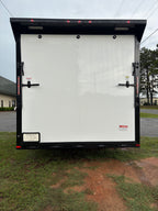 8.5X20TA3 White Standard Car Hauler Trailer
