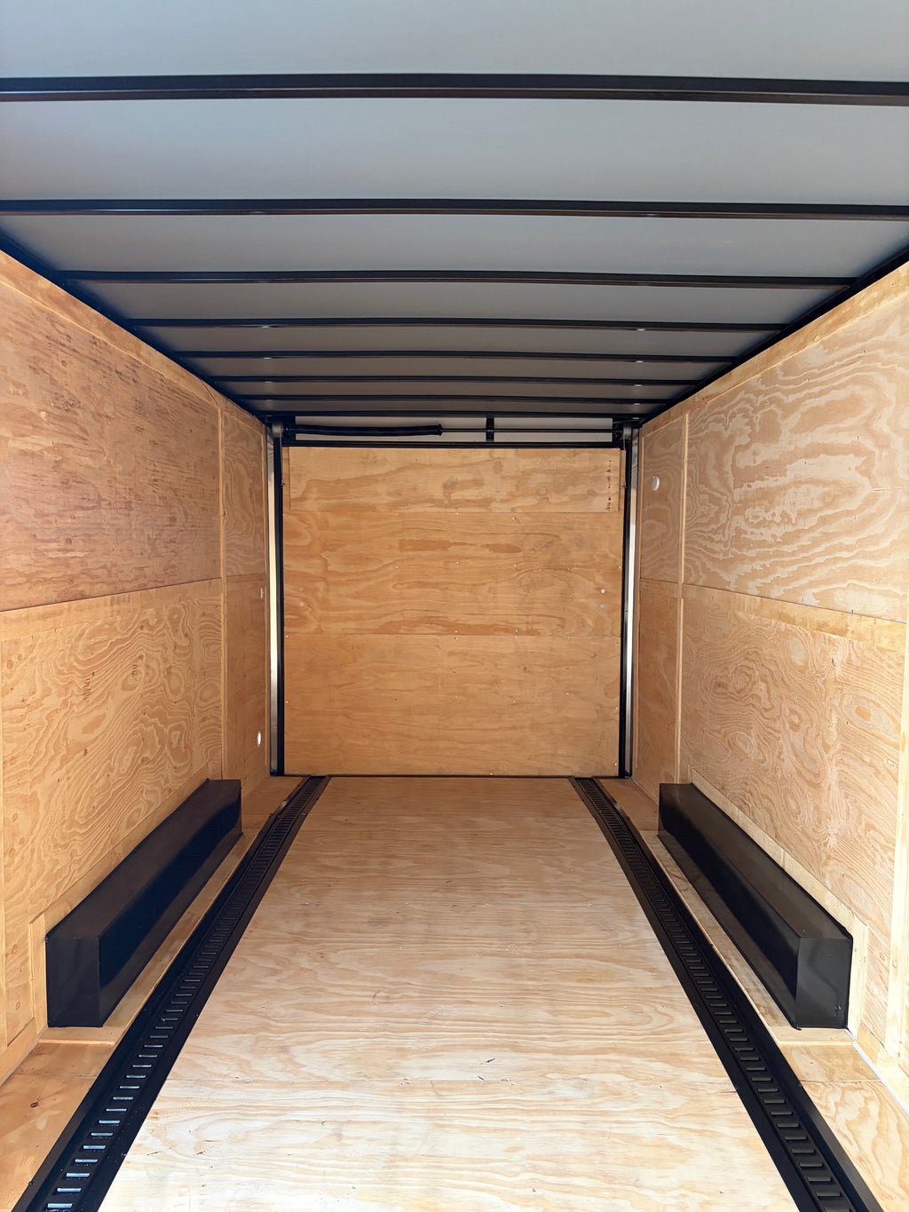 8.5X20TA3 White Standard Car Hauler Trailer