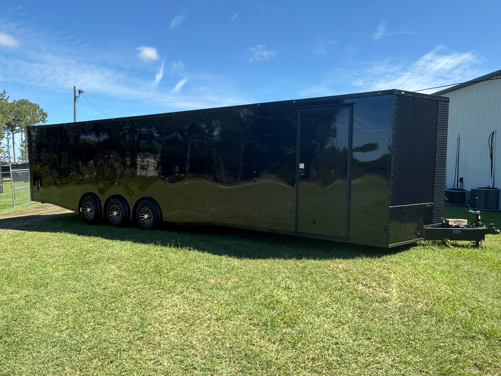 8.5X36TTA5 Black Car Hauler Trailer