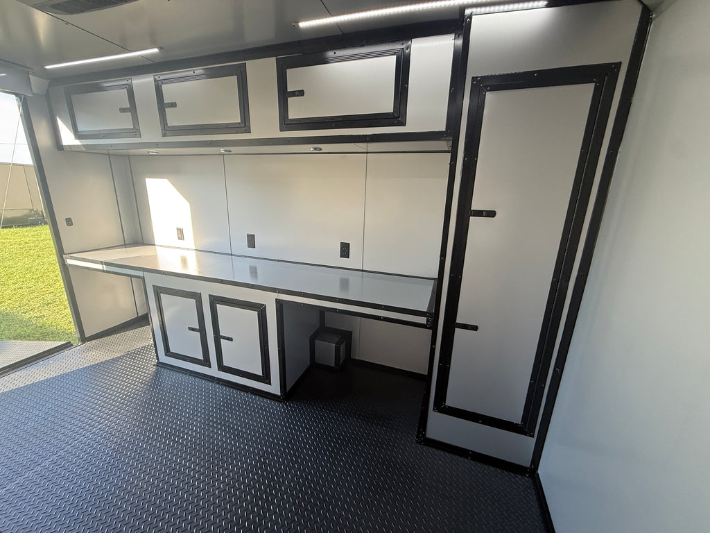 8.5x12TA Charcoal Office Trailer