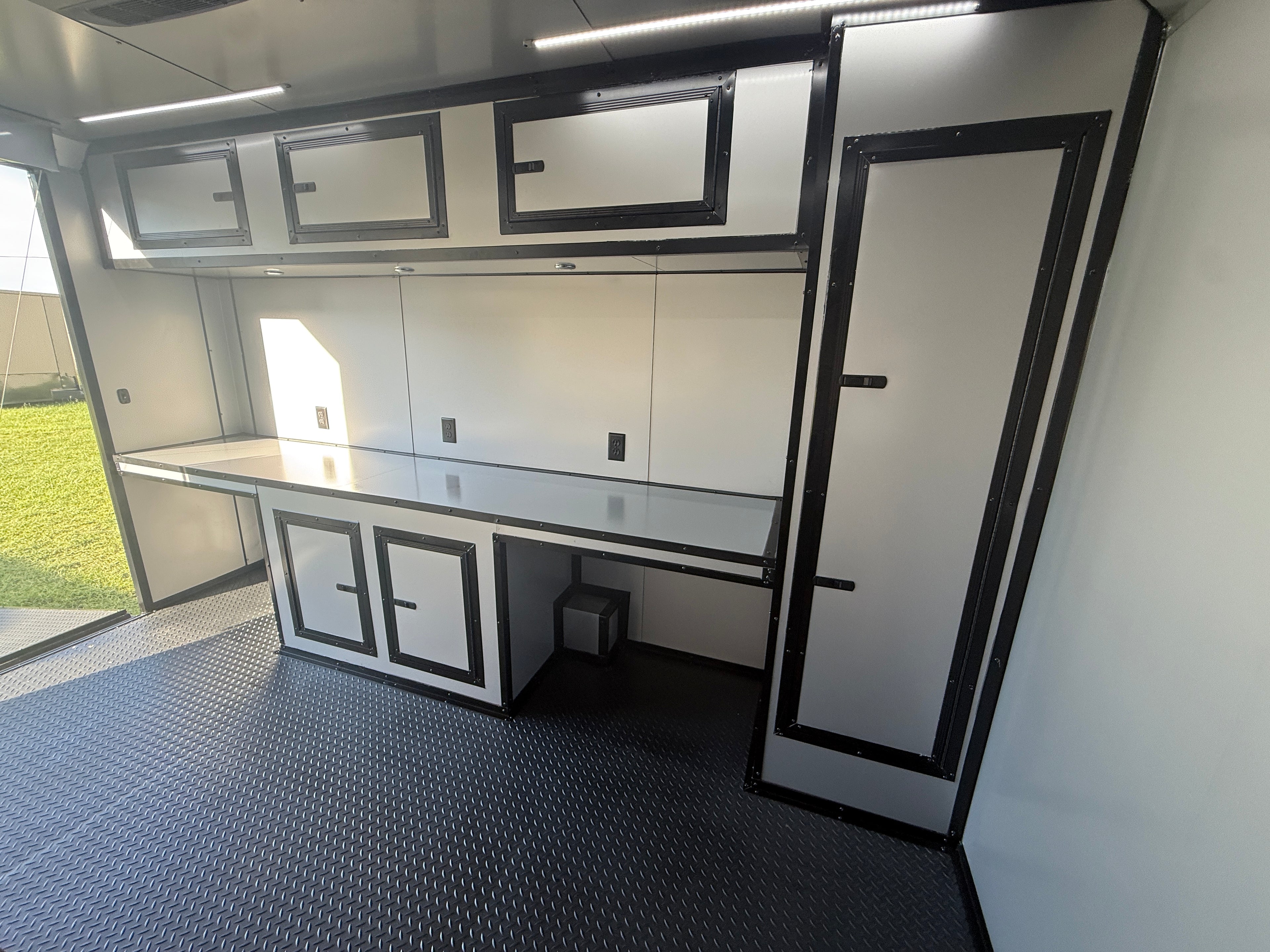 8.5x12TA Charcoal Office Trailer