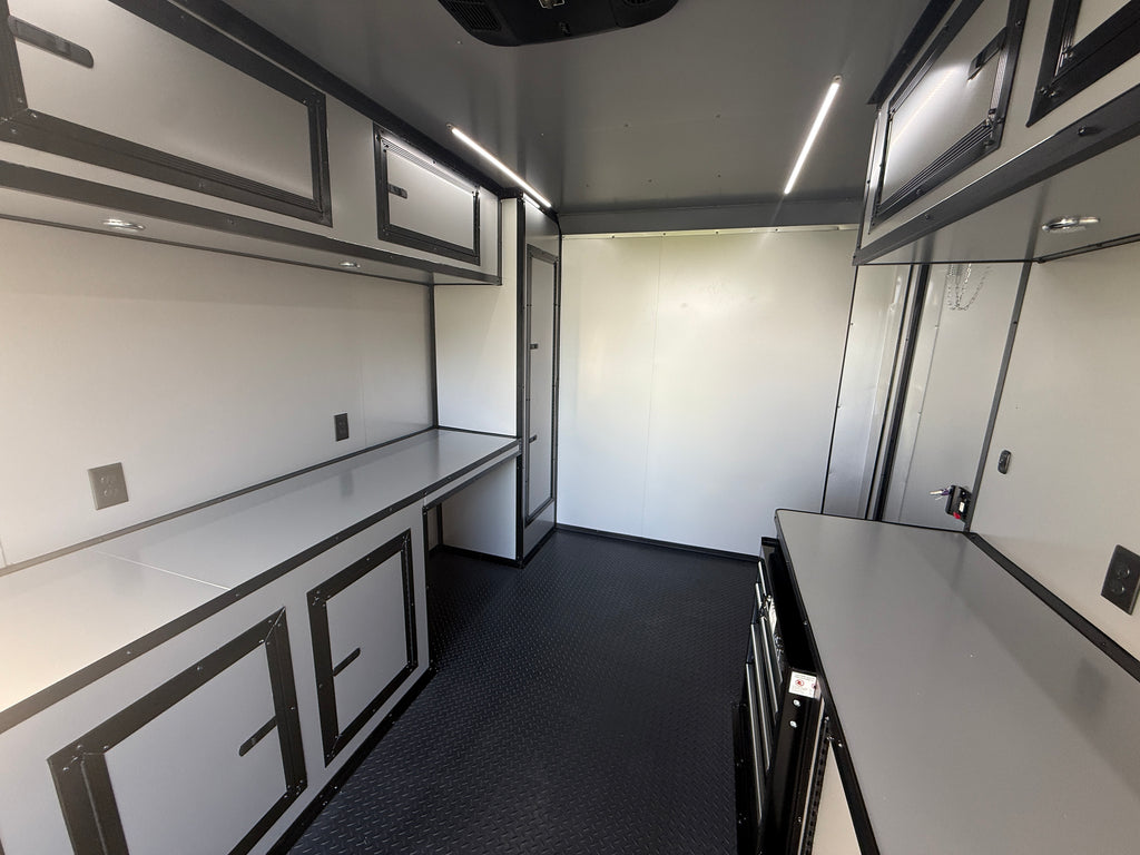 8.5x12TA Charcoal Office Trailer