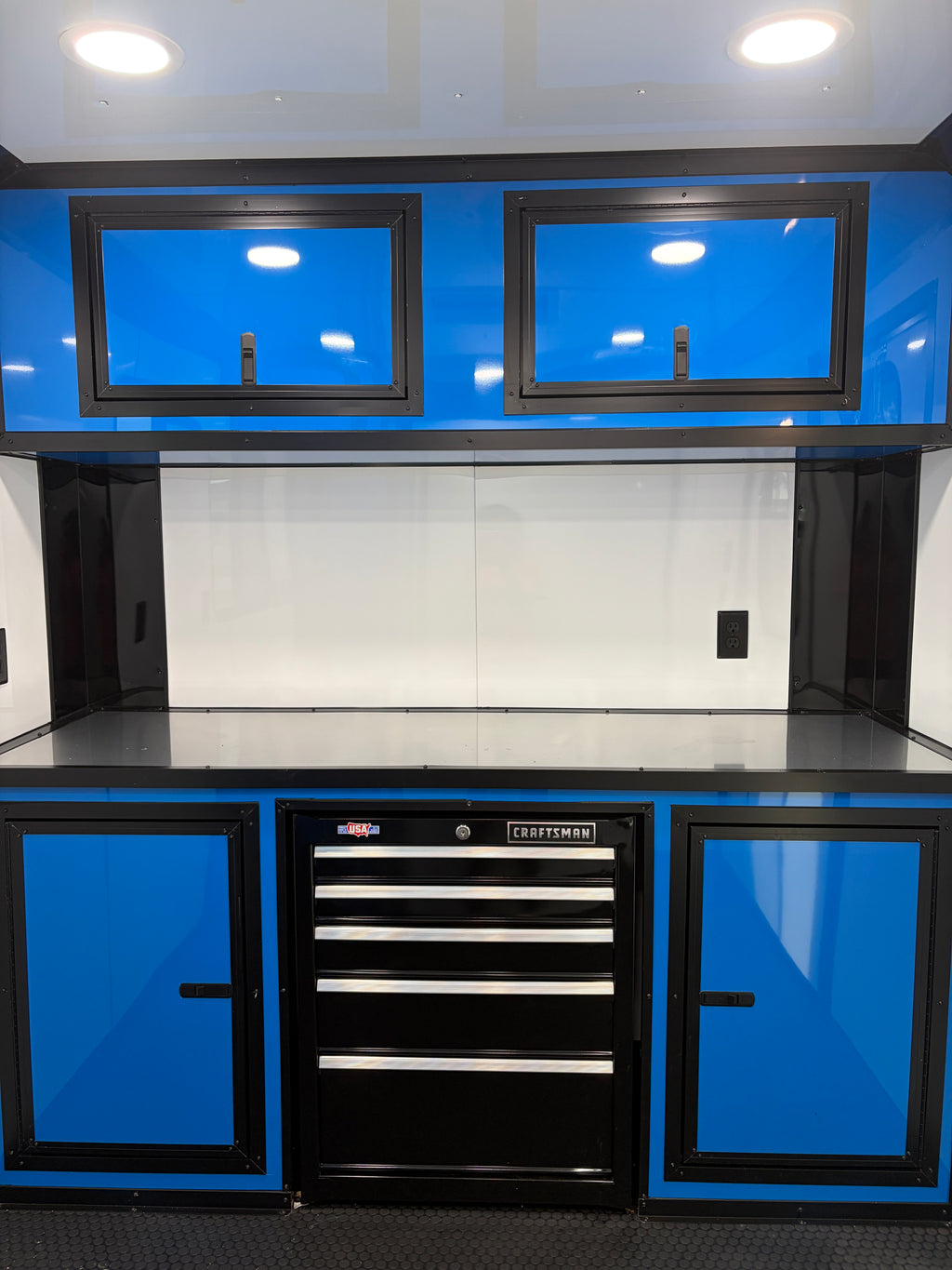 7X12TA Blue Dog Grooming Trailer
