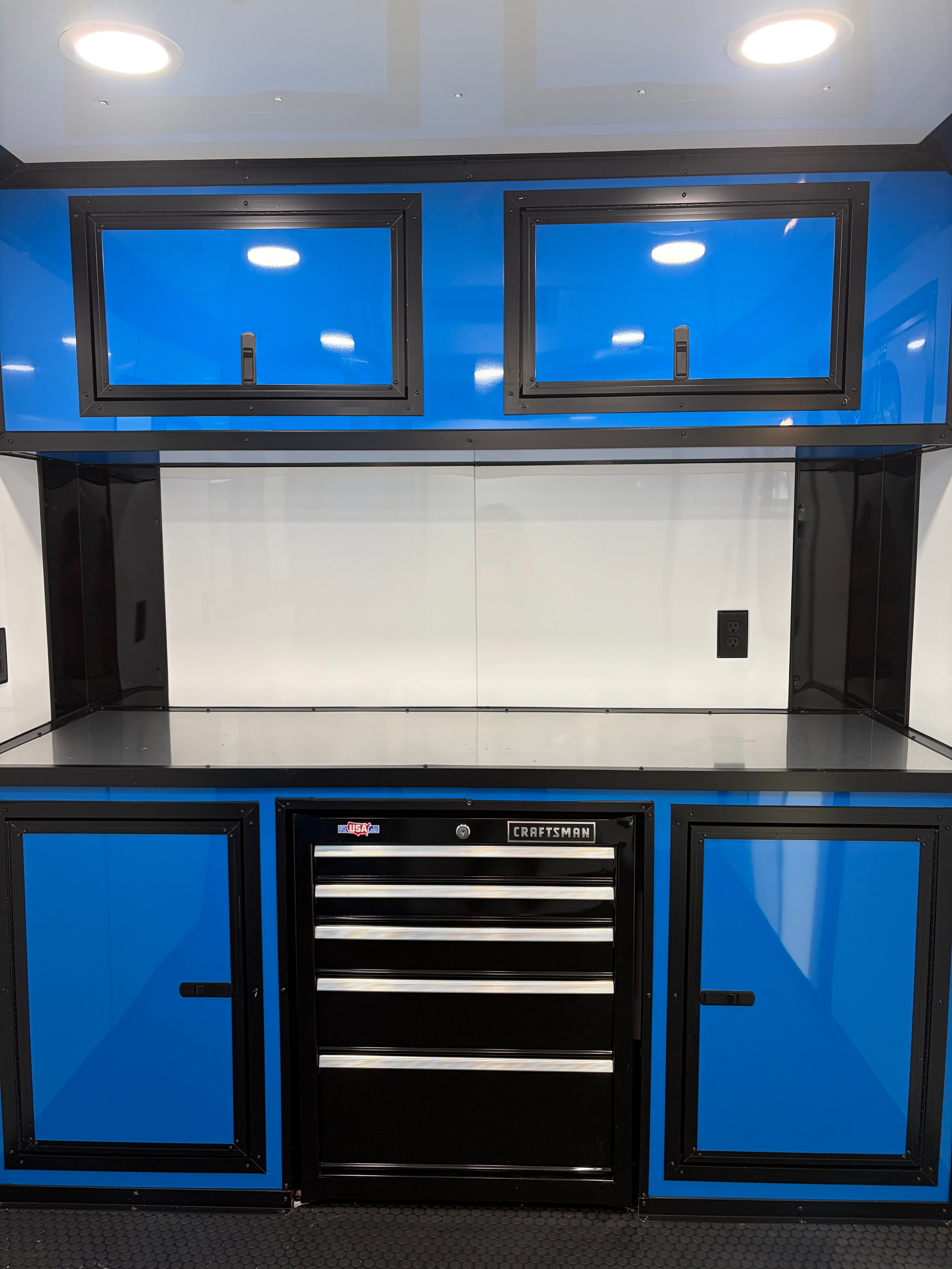 7X12TA Blue Dog Grooming Trailer