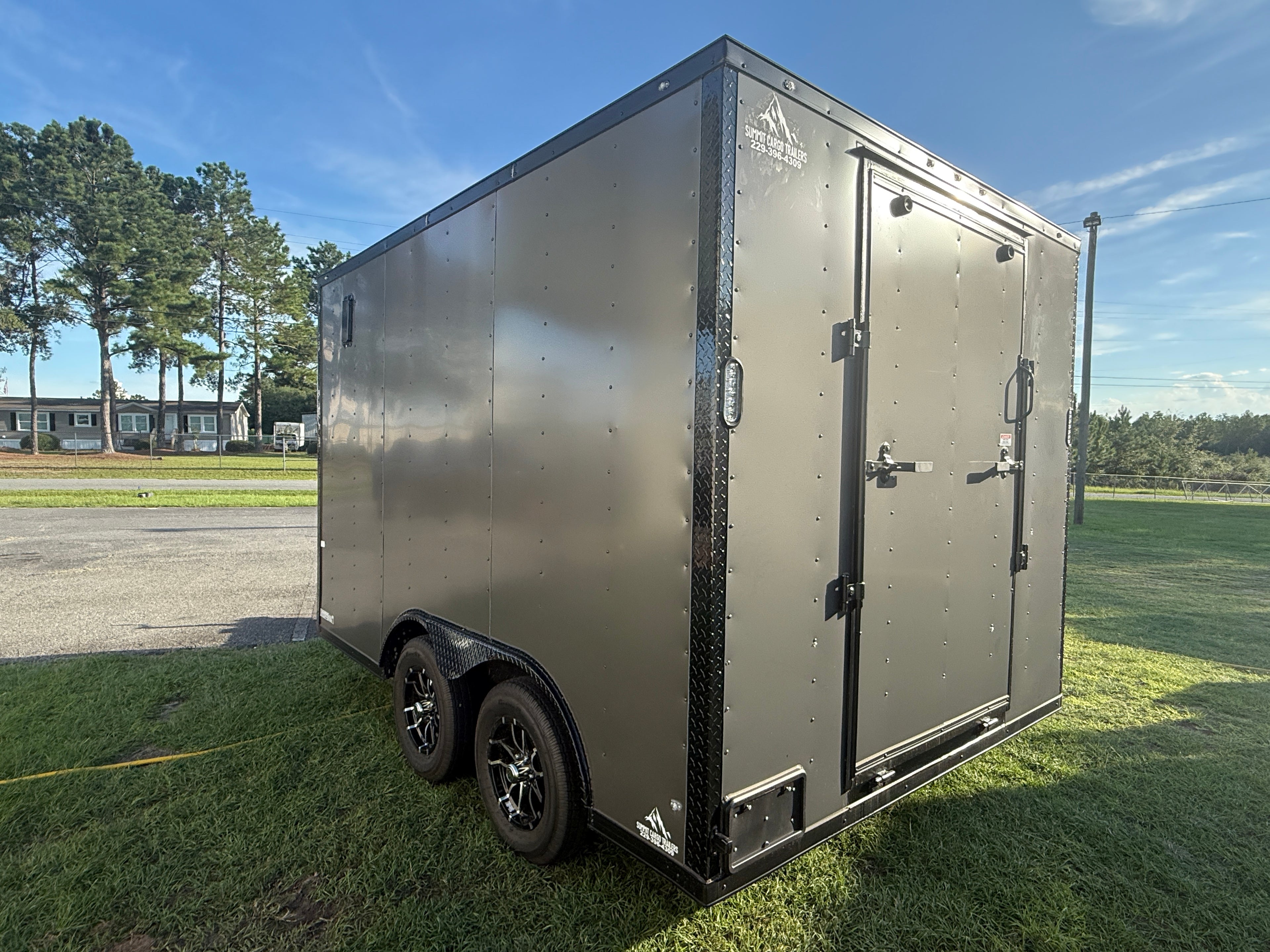 8.5x12TA Charcoal Office Trailer