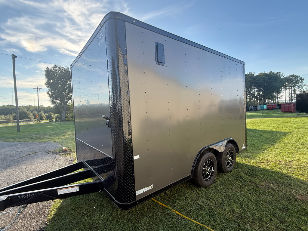 8.5x12TA Charcoal Office Trailer