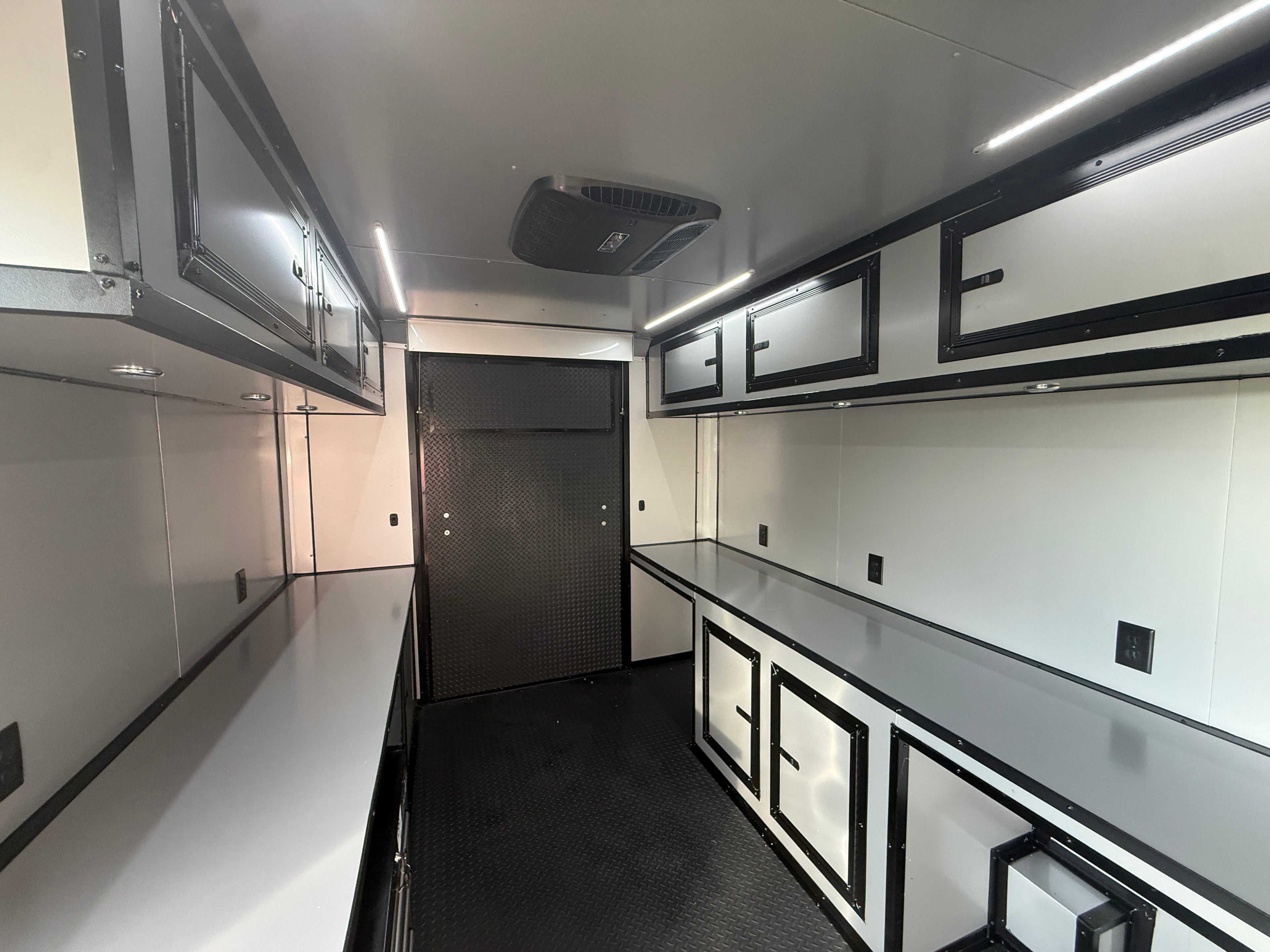 8.5x12TA Charcoal Office Trailer
