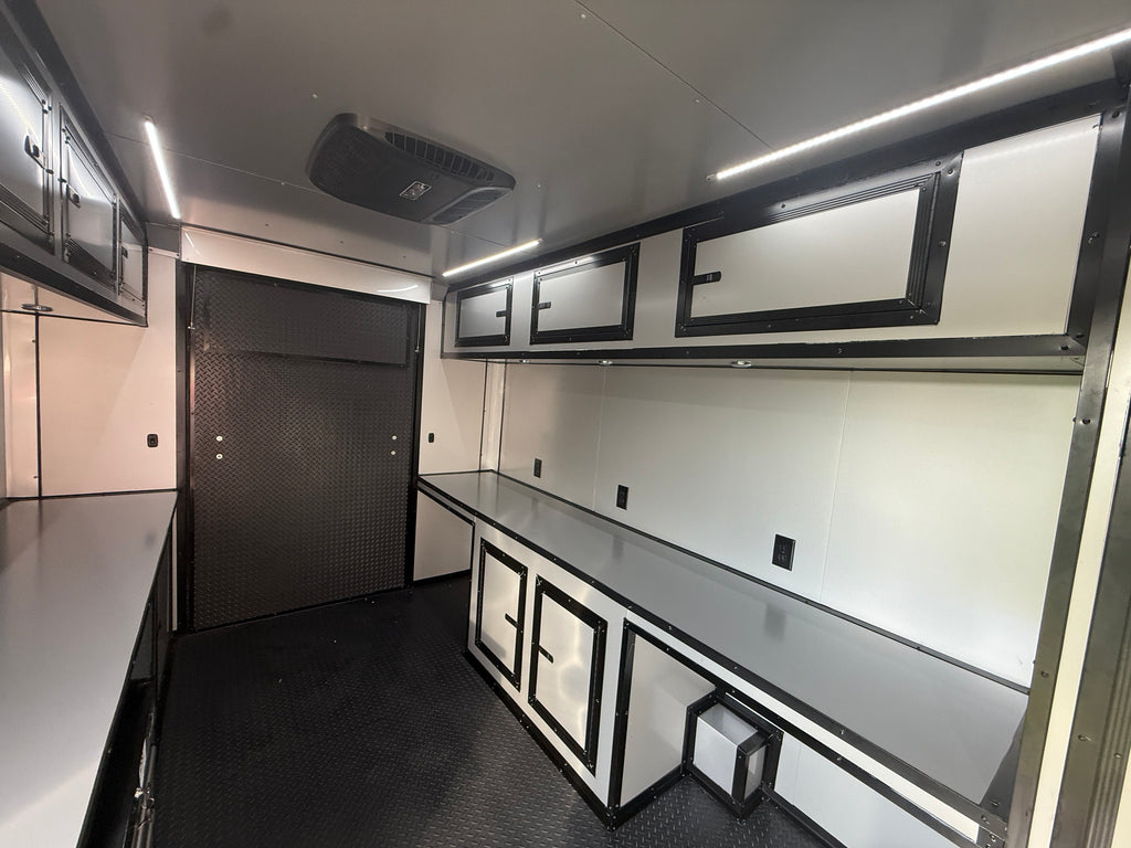 8.5x12TA Charcoal Office Trailer