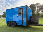 7X12TA Blue Dog Grooming Trailer