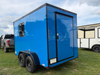 7X12TA Blue Dog Grooming Trailer
