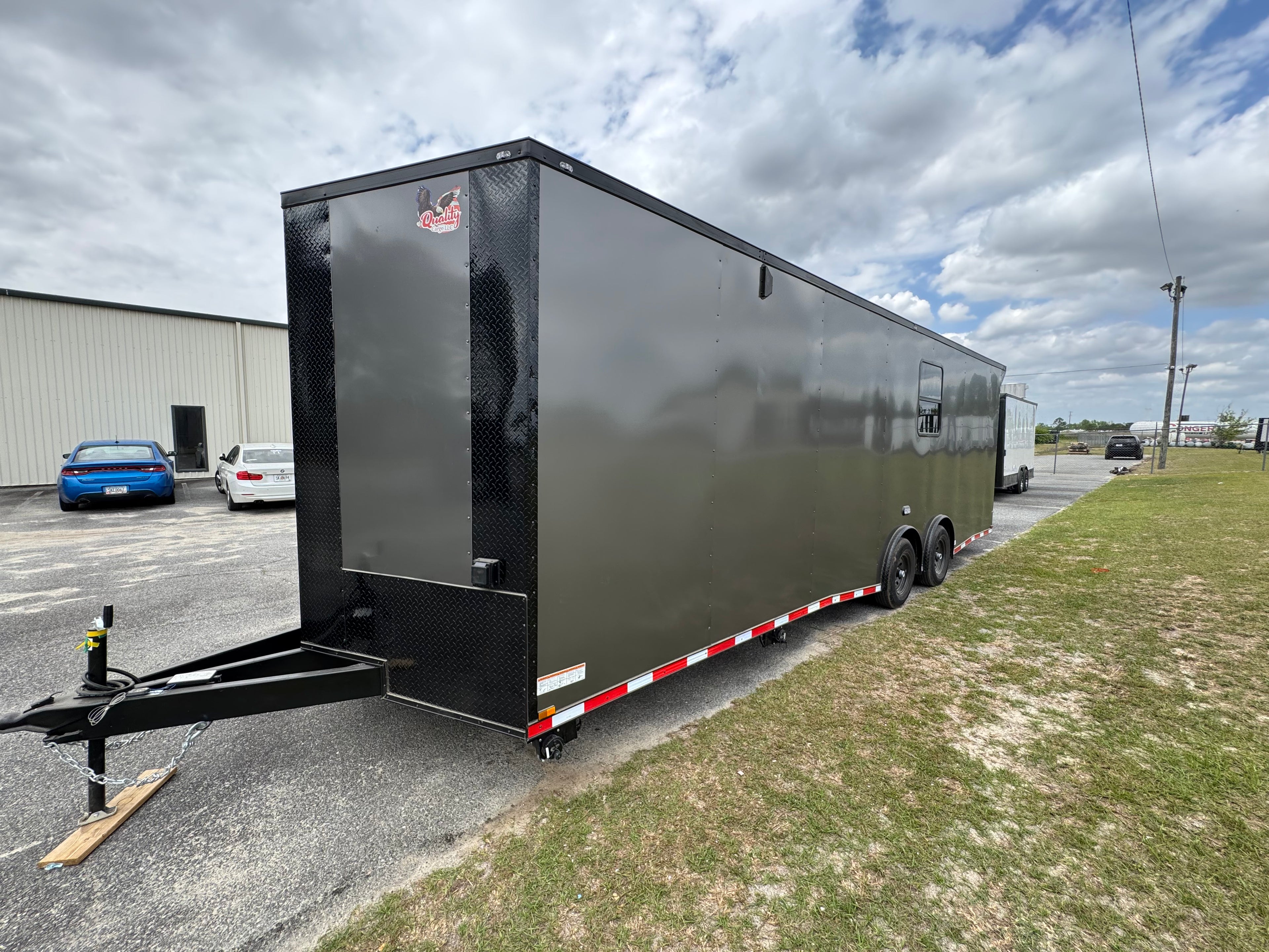 8.5X26TA3 Charcoal Race Ready Trailer