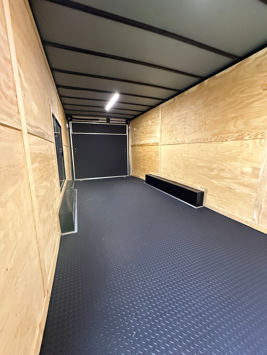8.5X24TA White Standard Car Hauler Trailer