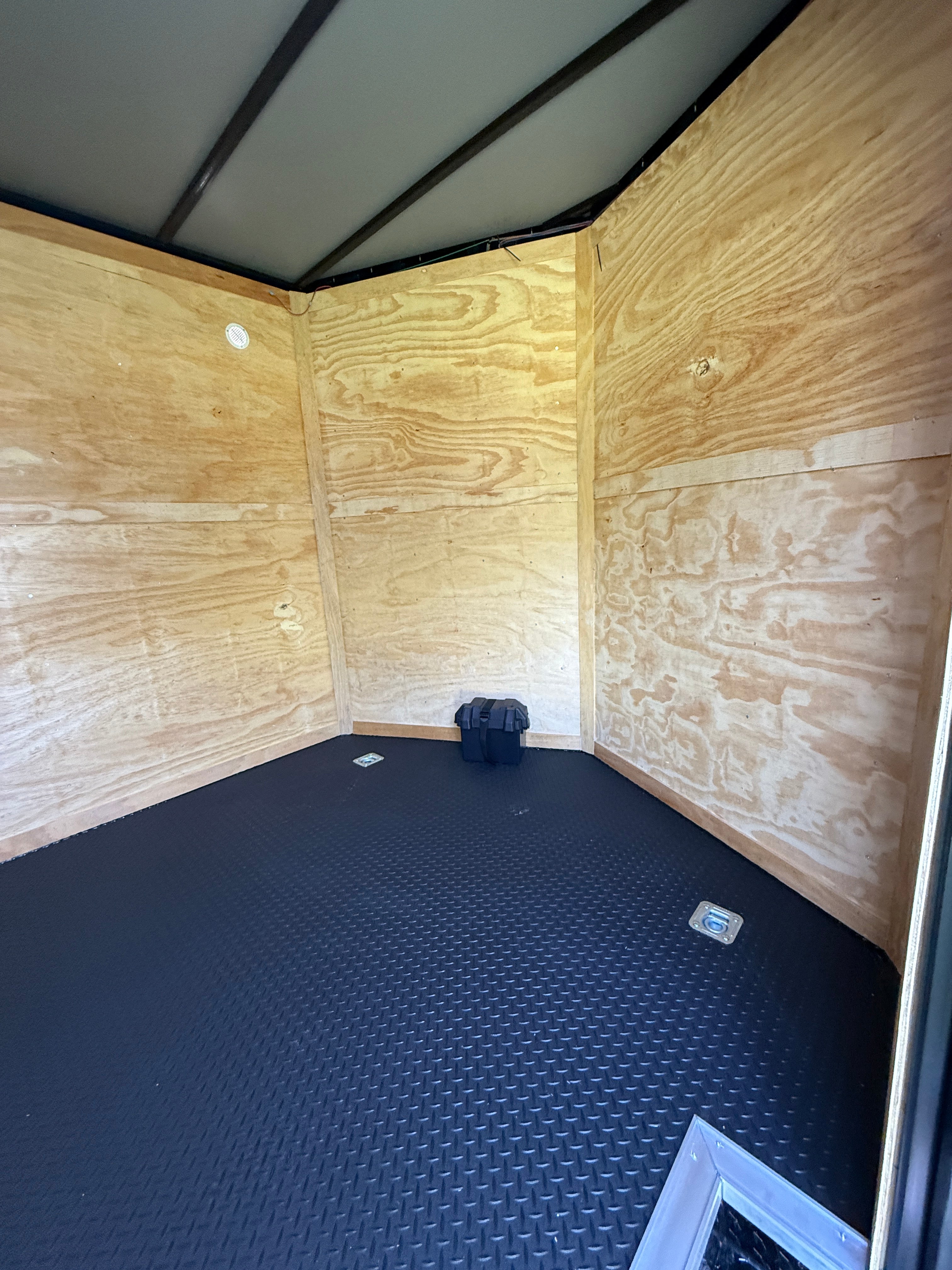 8.5X24TA White Standard Car Hauler Trailer