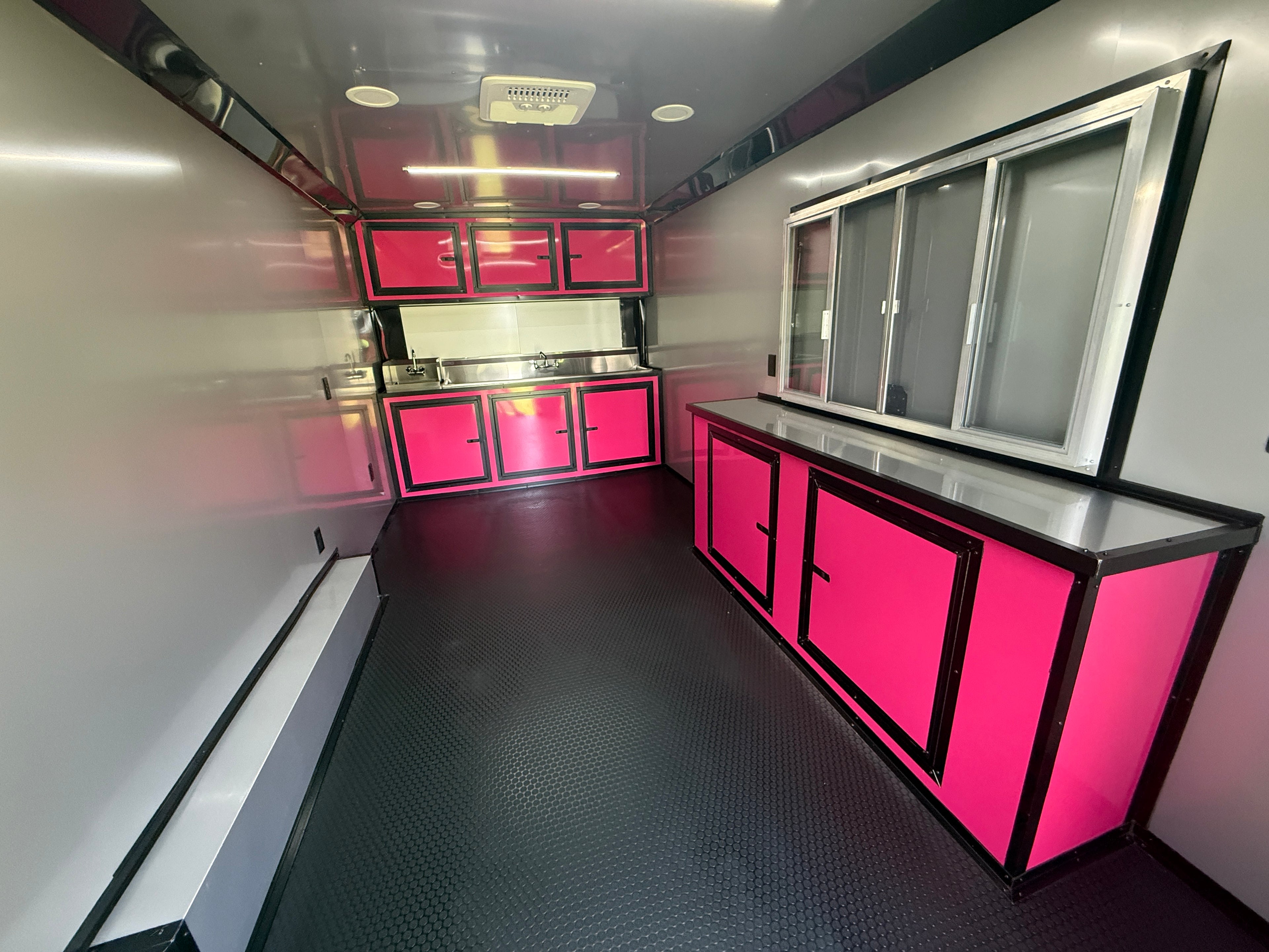 8.5X18TA Pink Concession Trailer