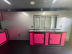 8.5X18TA Pink Concession Trailer