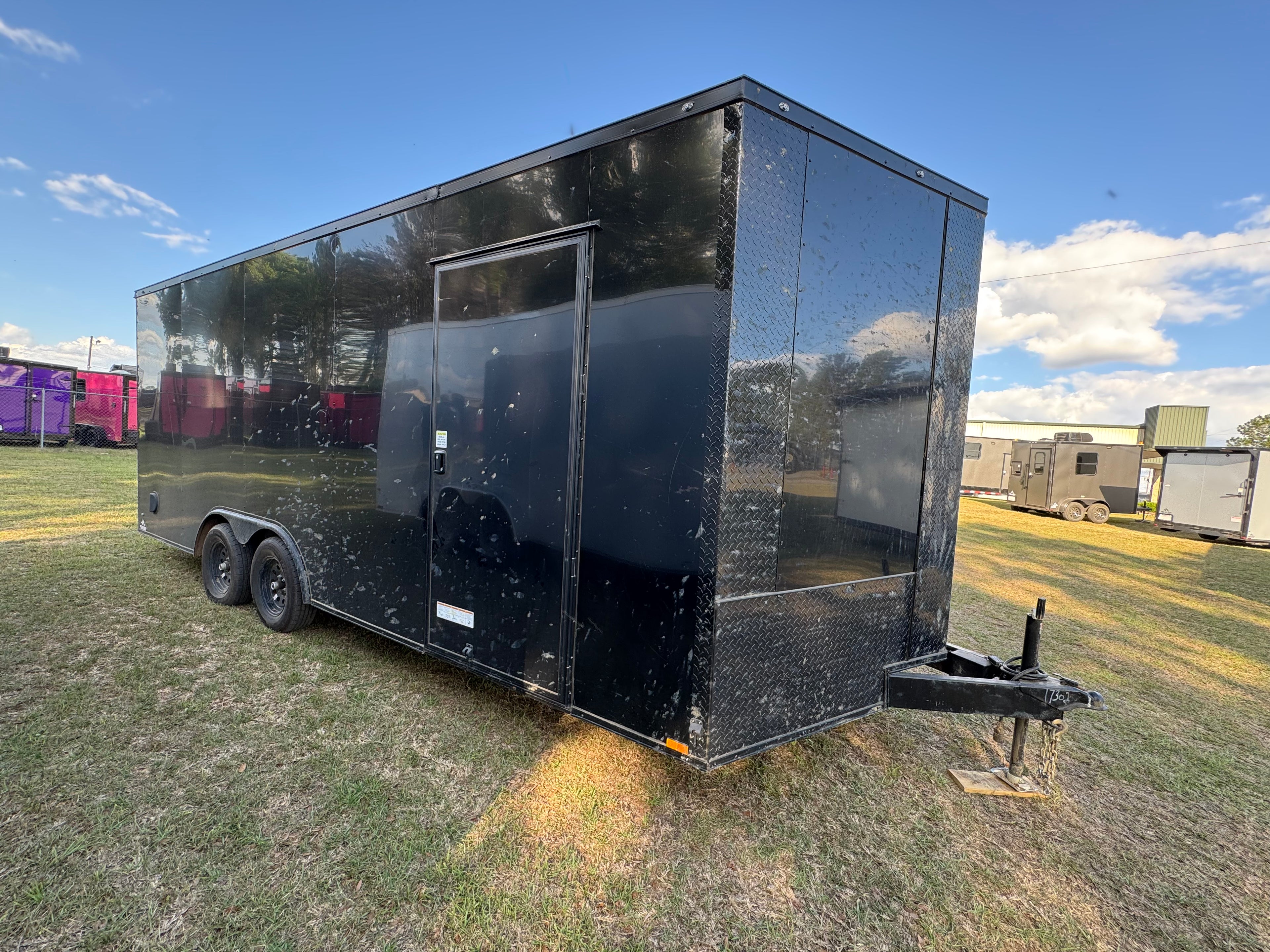 8.5X20TA3 Black Standard Car Hauler Trailer REPO
