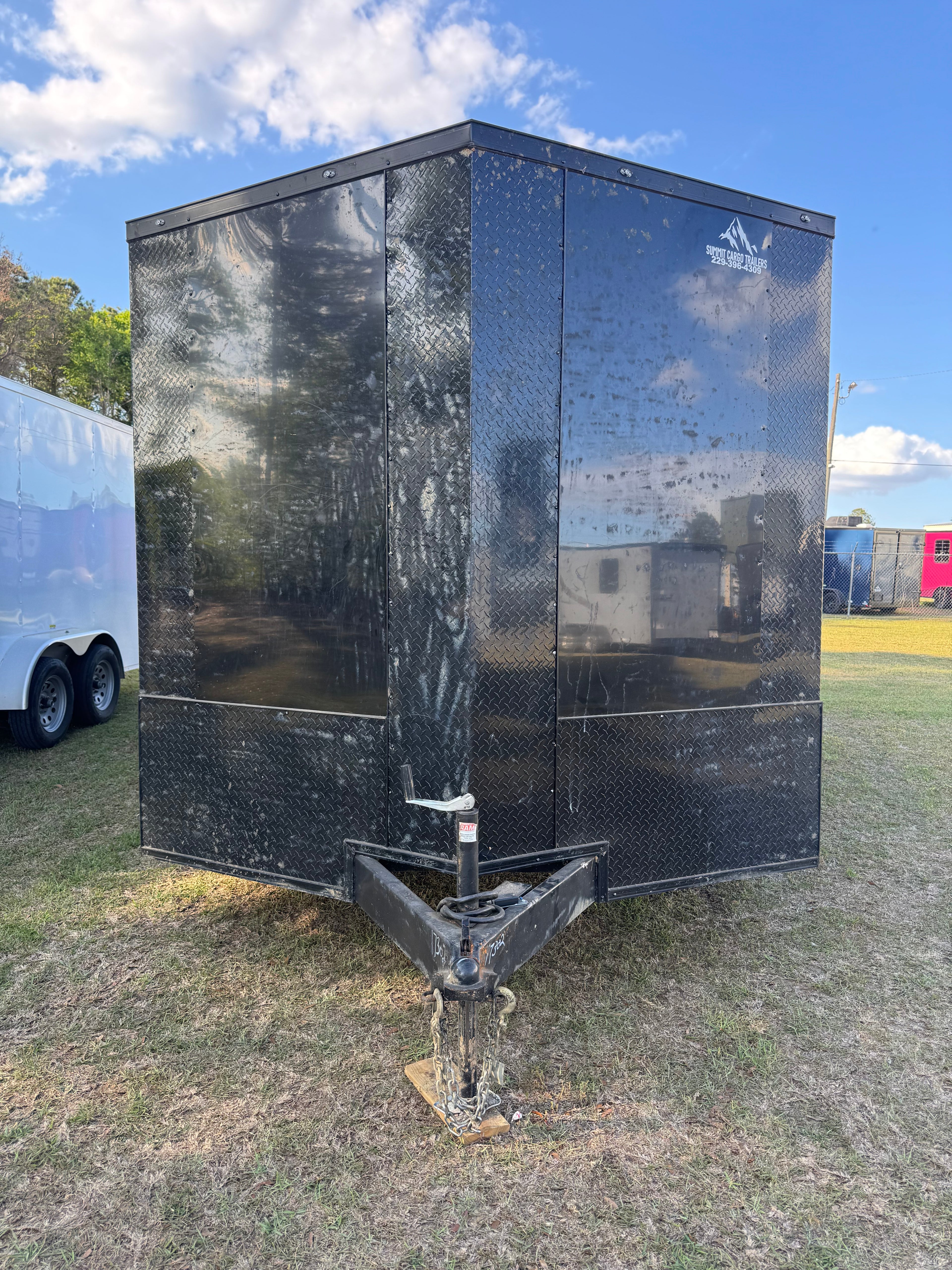 8.5X20TA3 Black Standard Car Hauler Trailer REPO