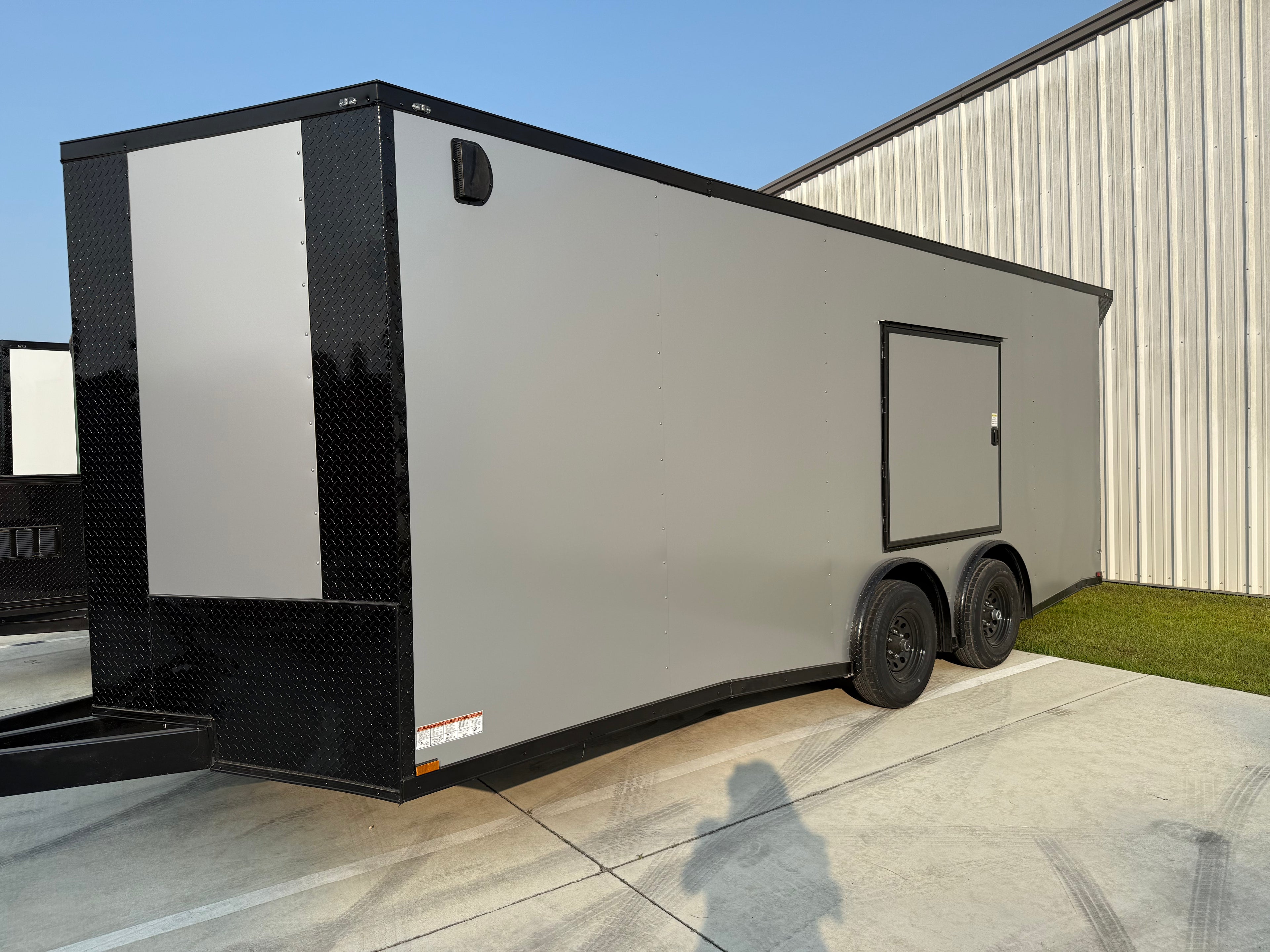 8.5X20TA Silver Frost Car Hauler Trailer