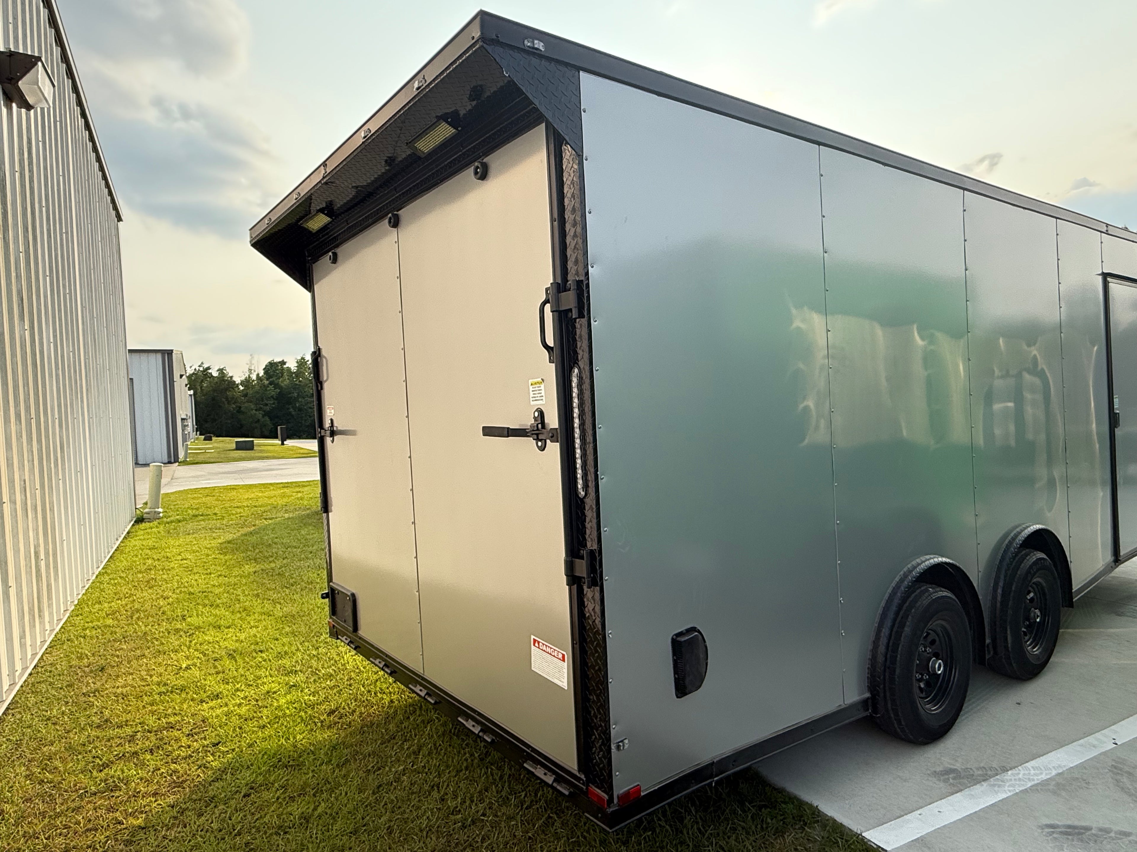 8.5X20TA Silver Frost Car Hauler Trailer