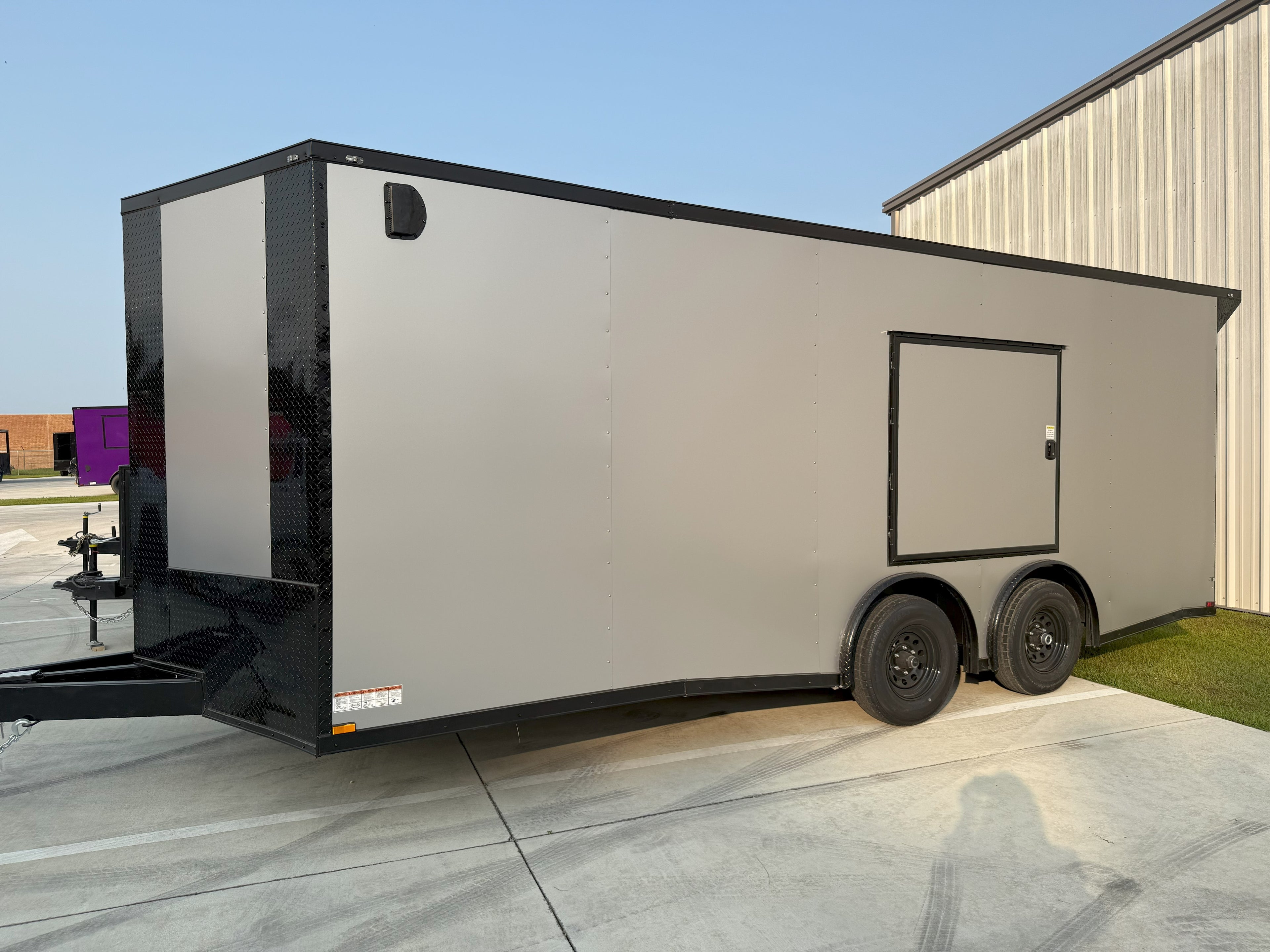 8.5X20TA Silver Frost Car Hauler Trailer