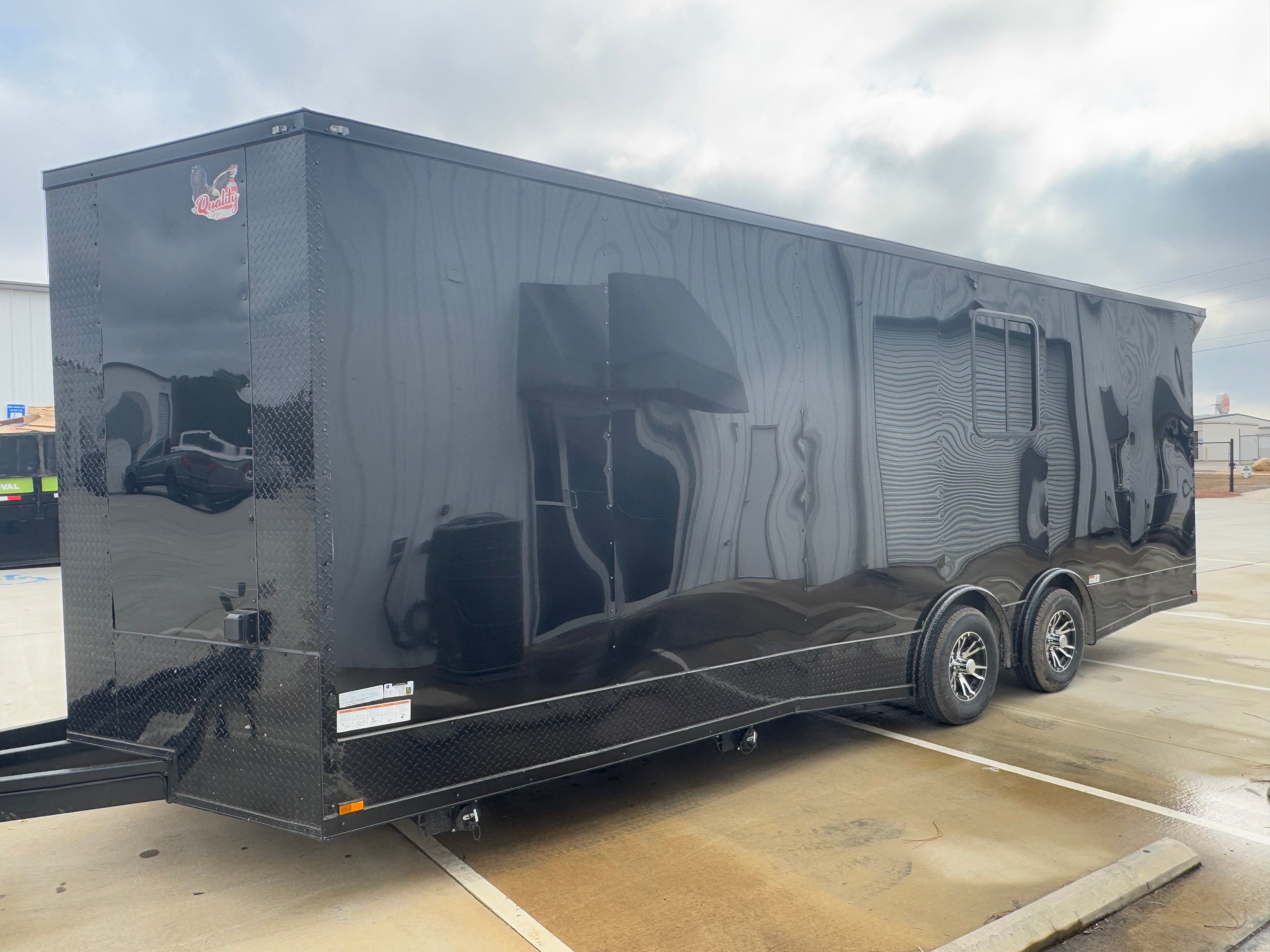 8.5X24TA Black Race Ready Trailer