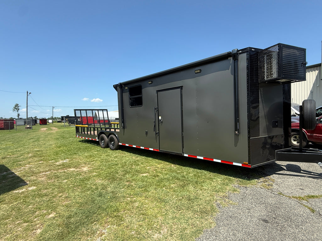 8.5X32TA Charcoal Hybrid Trailer | Living Quarters