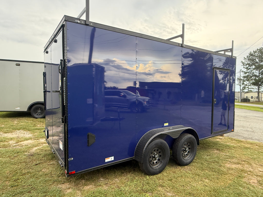 7X16TA Jay Blue Standard Work Trailer