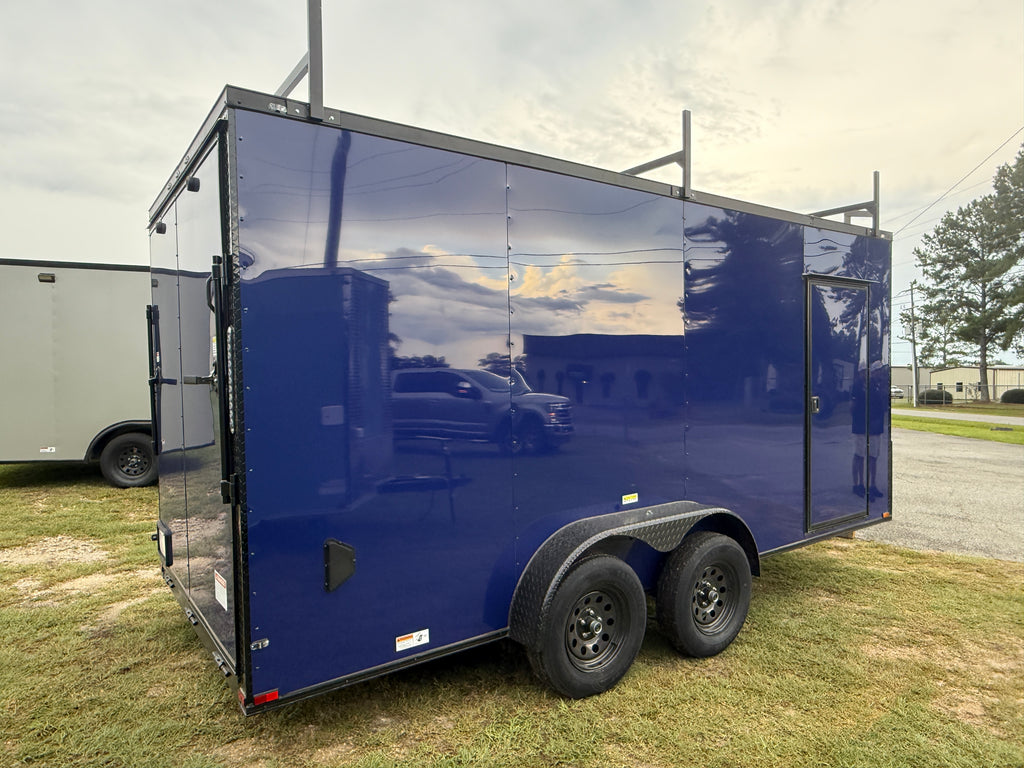 7X16TA Jay Blue Standard Work Trailer