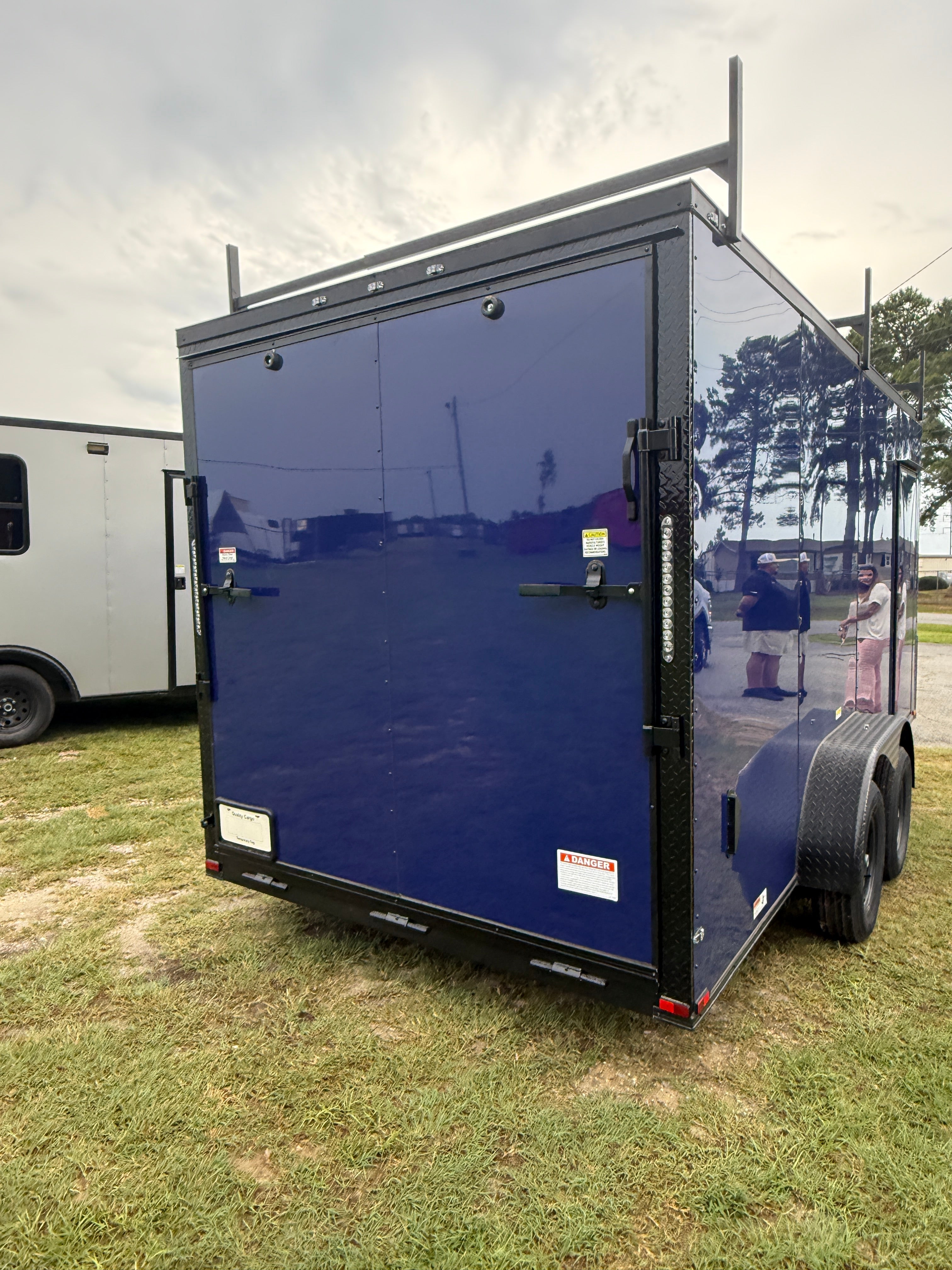 7X16TA Jay Blue Standard Work Trailer