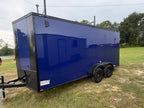 7X16TA Jay Blue Standard Work Trailer