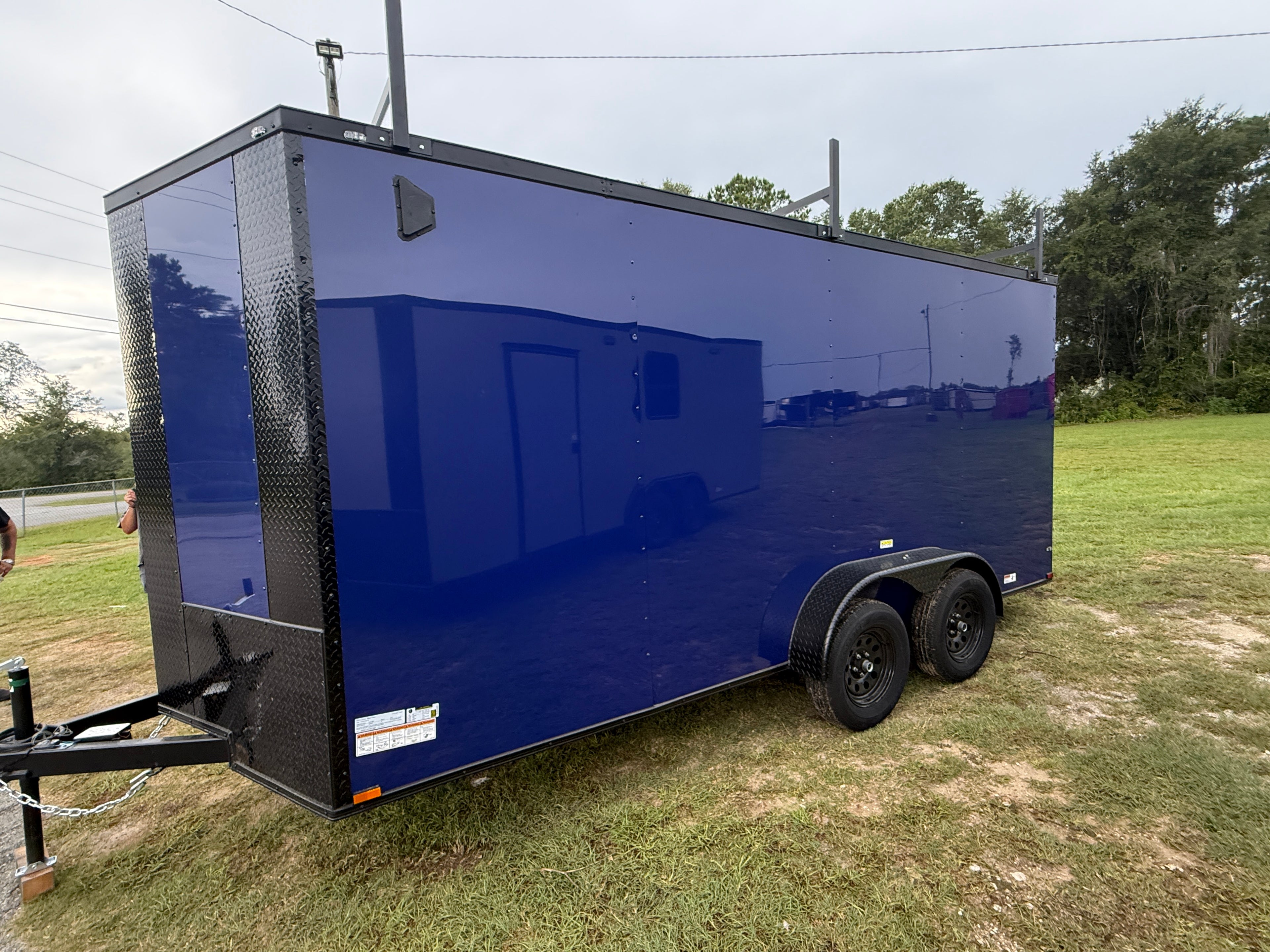 7X16TA Jay Blue Standard Work Trailer