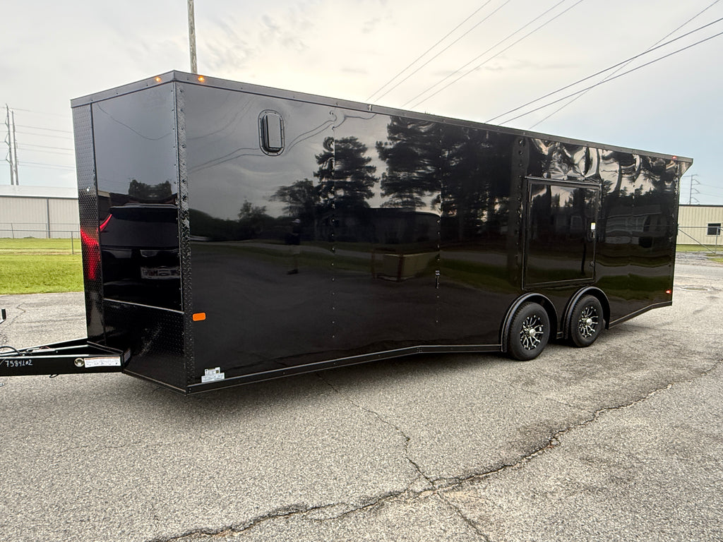 8.5X24TA Black Standard Car Hauler Trailer