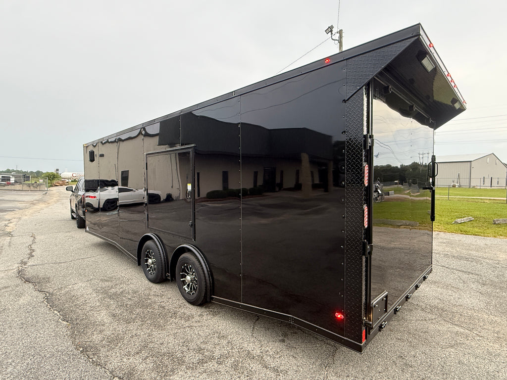 8.5X24TA Black Standard Car Hauler Trailer