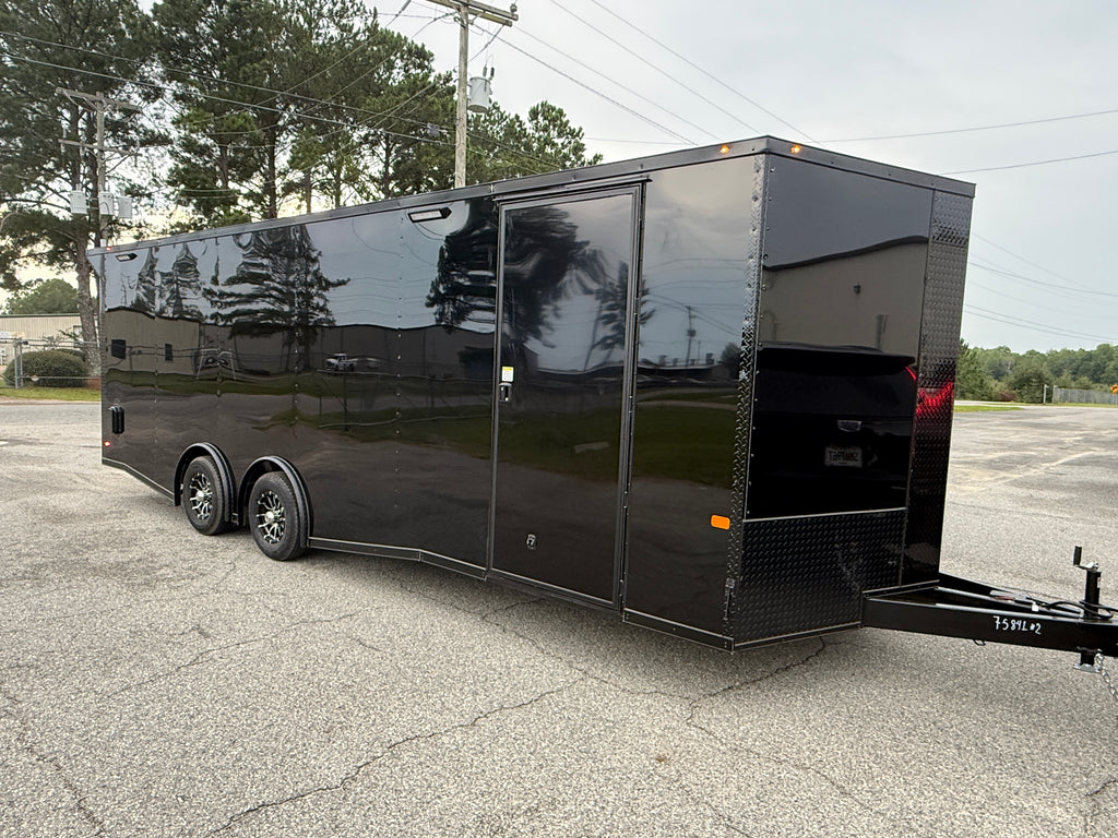 8.5X24TA Black Standard Car Hauler Trailer