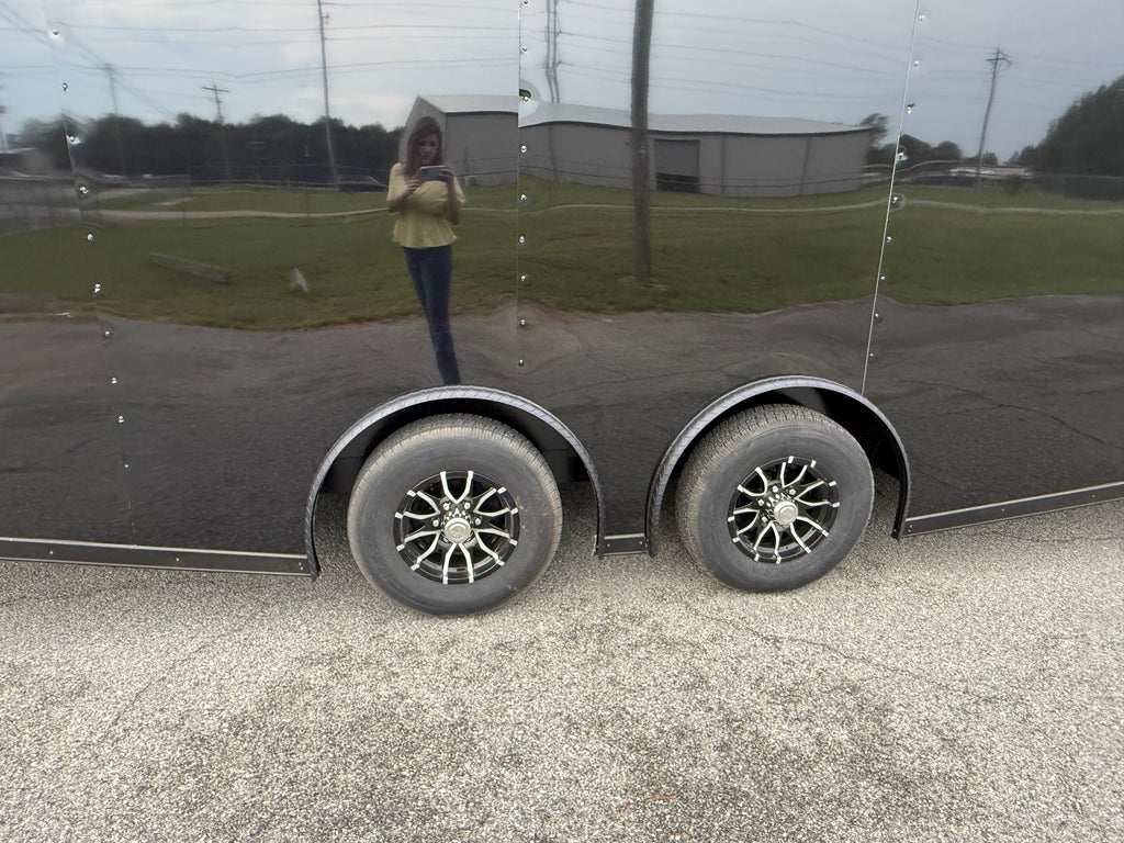 8.5X24TA Black Standard Car Hauler Trailer