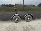 8.5X24TA Black Standard Car Hauler Trailer