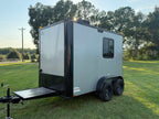 6X10 Silver Fiber Splicing Trailer