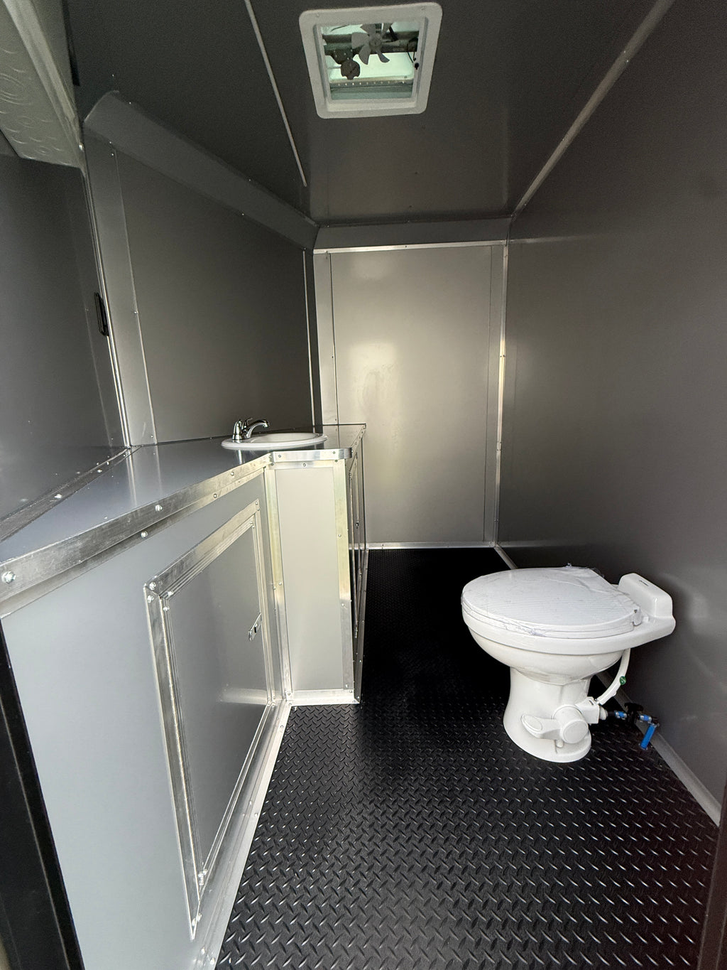 8.5x24 Red Concession Porch Trailer — image 8 of 10